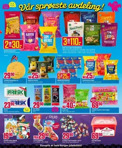 Forhåndsvisning av Europris kundeavis gyldig fra 26/10/2026 | Side: 3 | Produkter: Monster, Chili, Sjokolade, Adventskalender