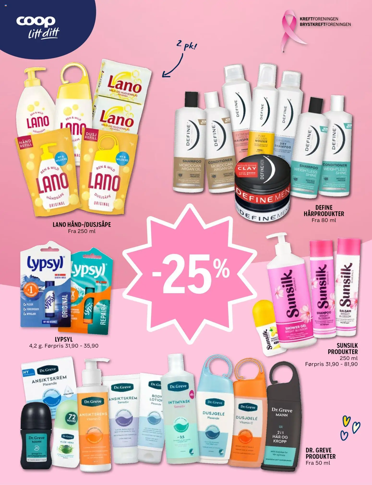 {H1} | Side: 7 | Produkter: Dusjgelé, Ansiktskrem, Intimvask, Shampoo