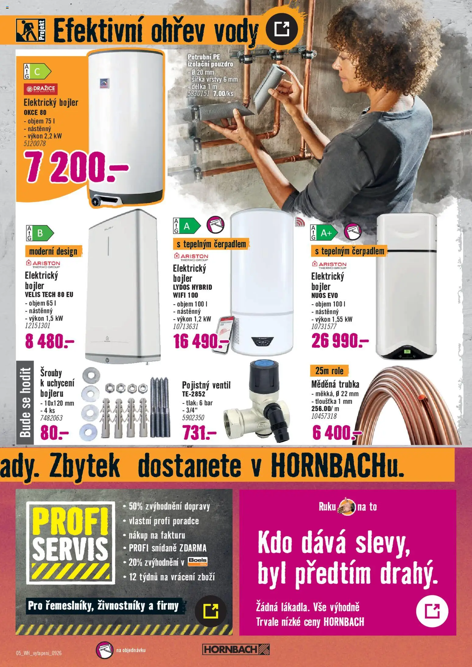 HORNBACH leták - Vytápění od 16.09.2026 | Strana: 5 | Produkty: Pouzdro, Trubka