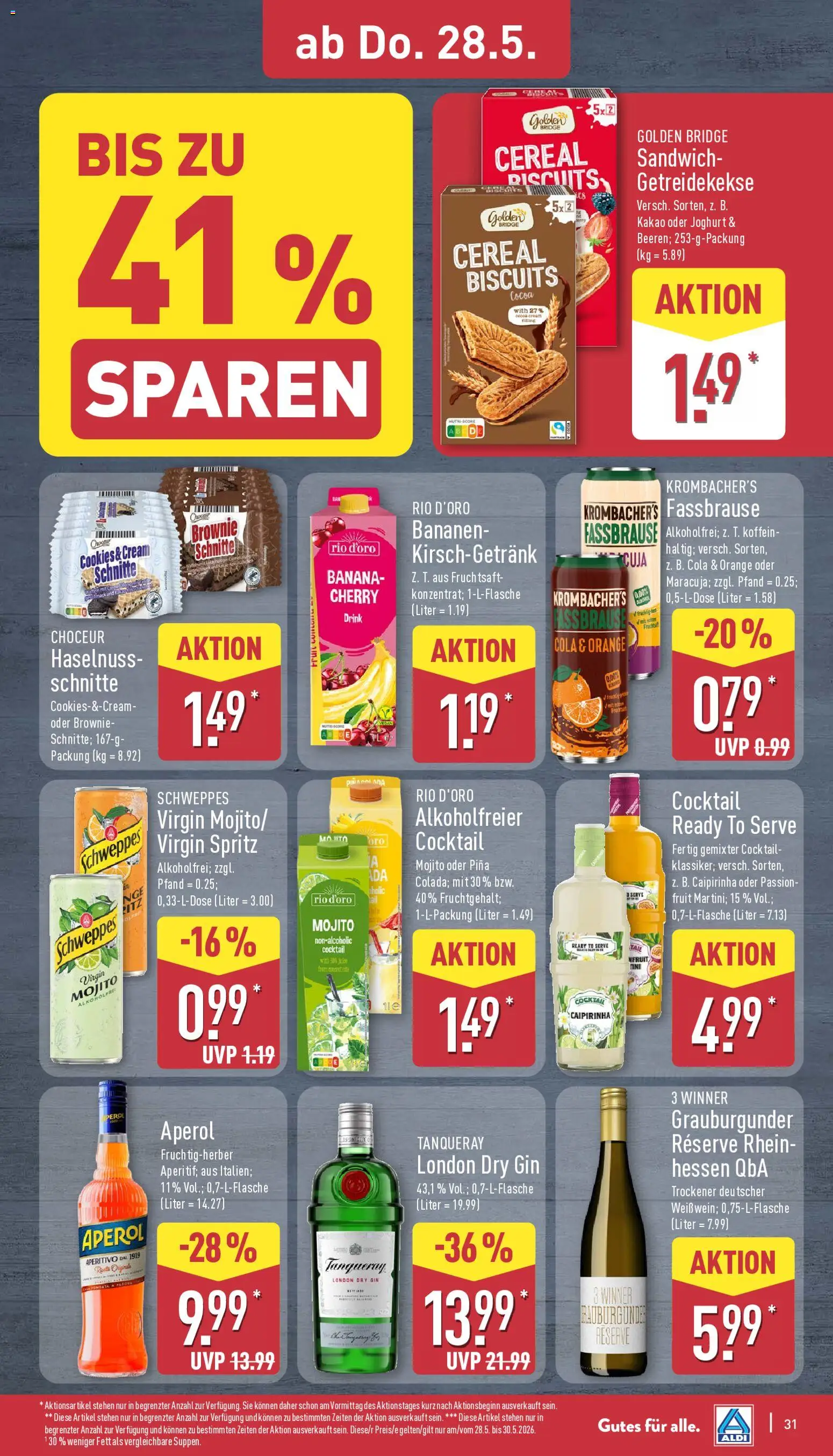 Aldi Prospekt 	 – gültig ab 26.05.2026 | Seite: 31