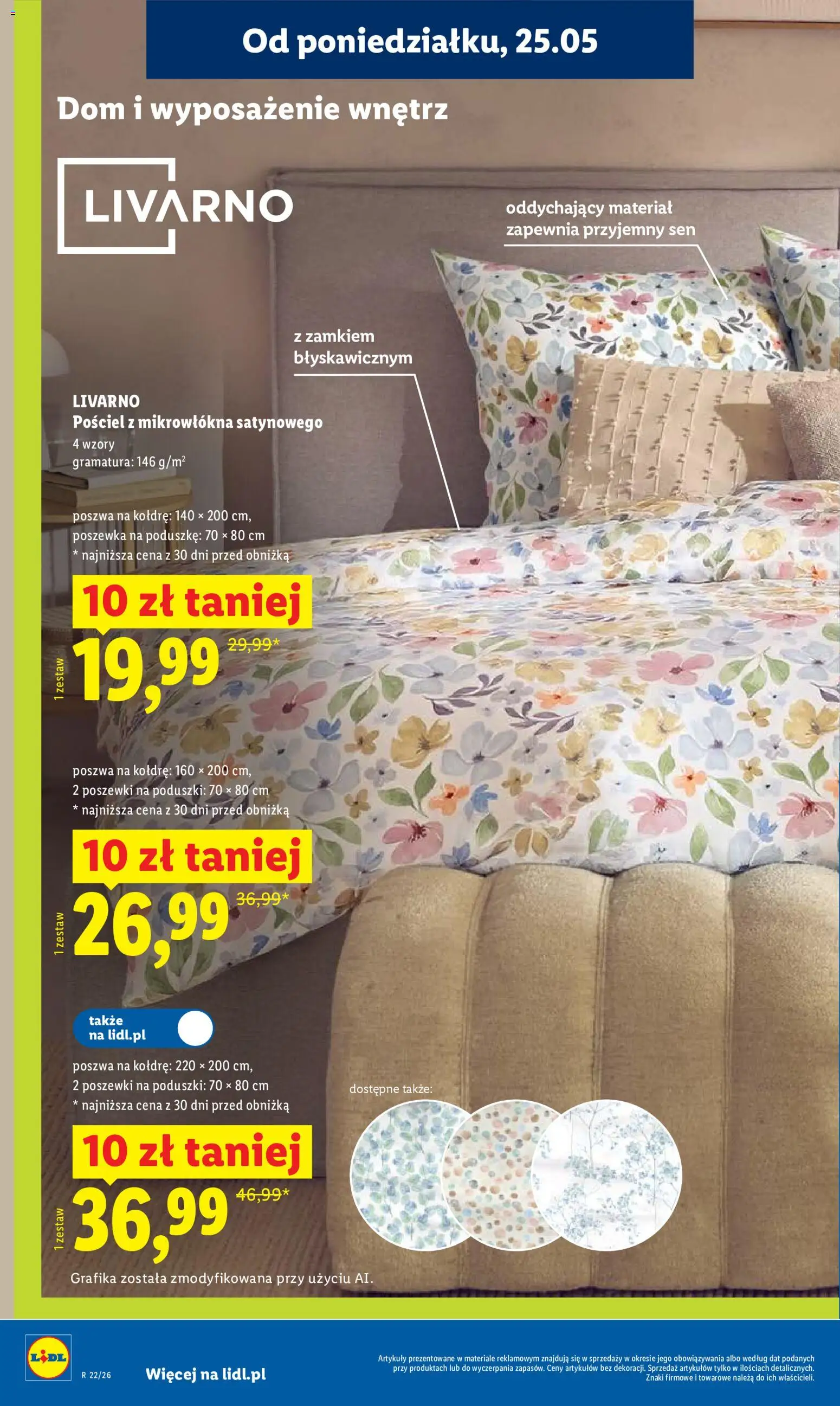 Lidl gazetka od 25.05.2026 | Strona: 40 | Produkty: Pościel