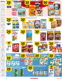 Pré-visualização Continente folheto válido de 30/06/2026 | Página: 24 | Produtos: Barras de cereais, Chocolate, Cereais, Proteina