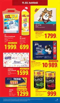 Lidl akciós újság - amely érvényes a következő dátumtól: 2026.10.29. | Oldal: 71