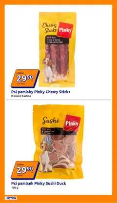 Náhled letáku Action leták od 15.07.2026 | Strana: 2 | Produkty: Sushi, Kachna, Protein