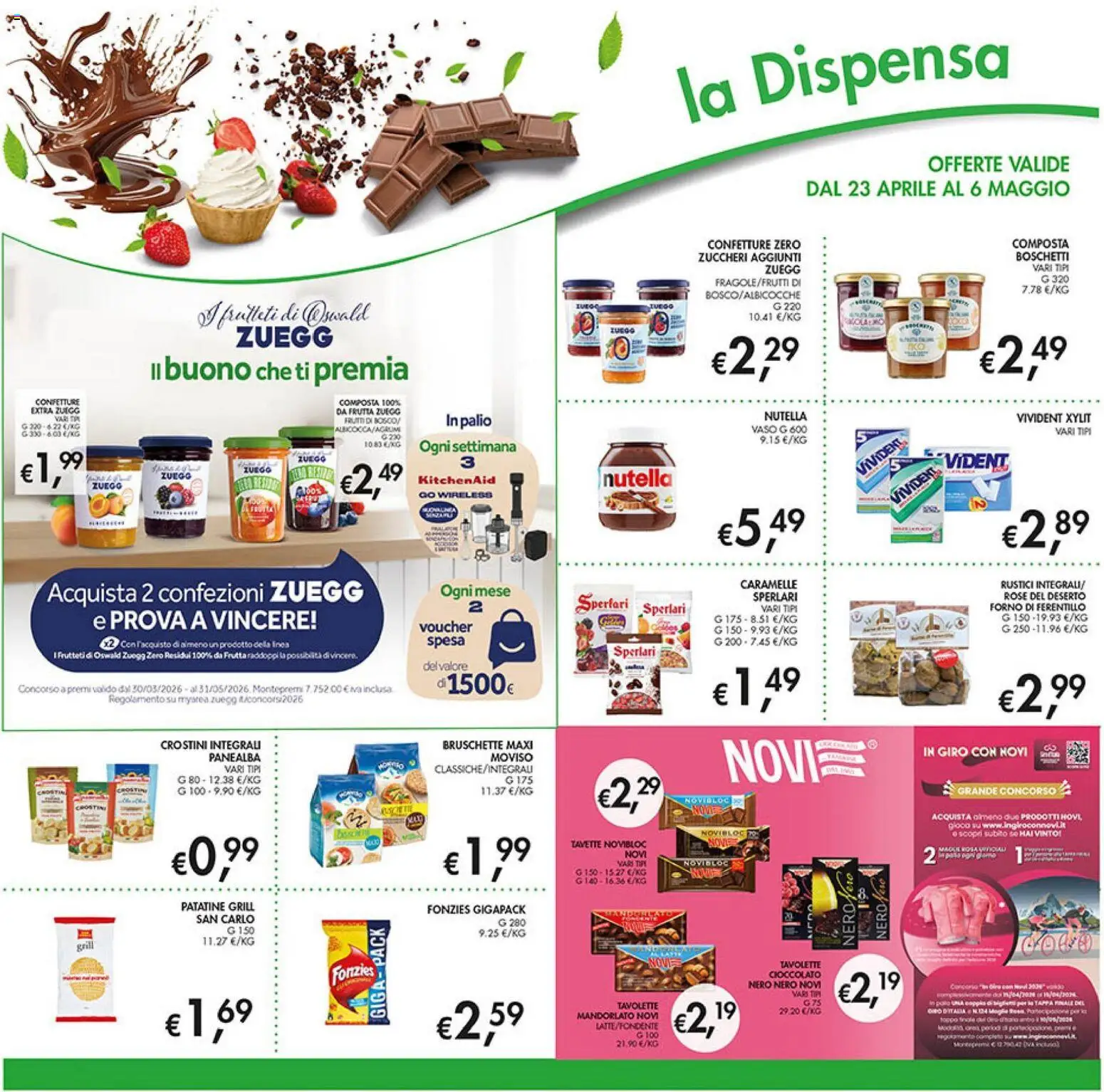 Volantino Coal del 23.04.2026 | Pagina: 20 | Prodotti: Cioccolato, Patatine, Frutta, Crostini