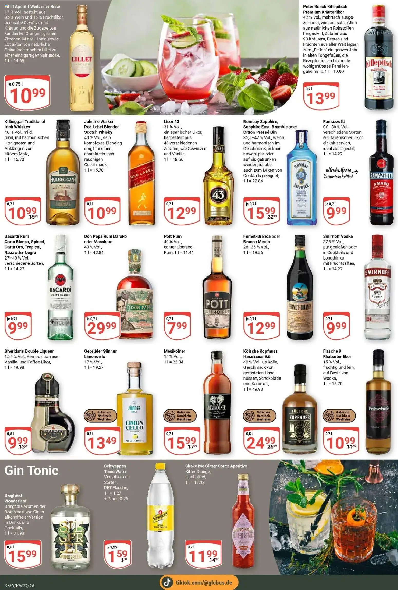Globus Prospekt Köln – gültig ab 07.09.2026 | Seite: 21 | Produkte: Whisky, Vodka, Whiskey, Eis