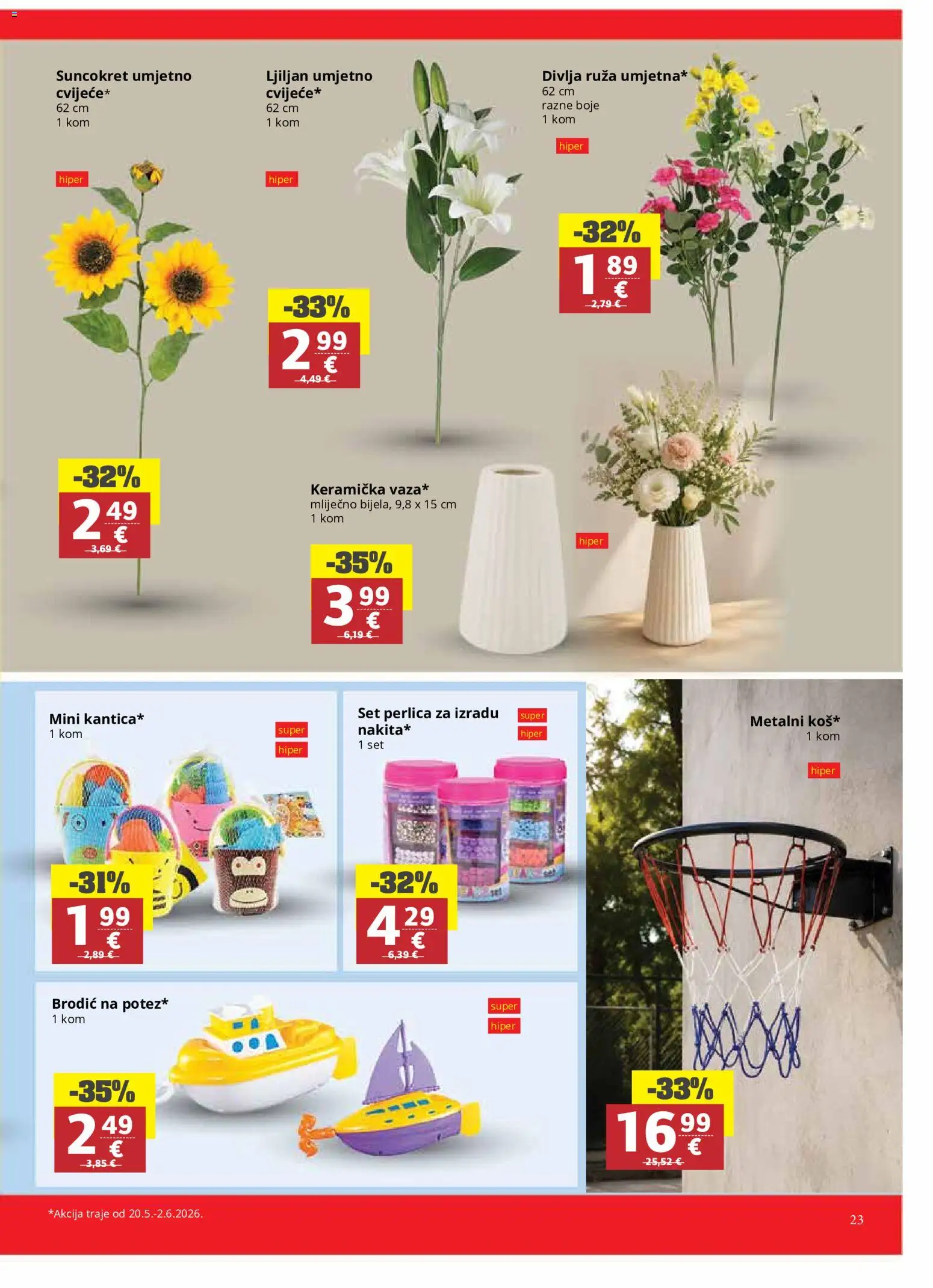 Ribola katalog | vrijedi od 20.05.2026 | Stranica: 23 | Proizvodi: Suncokret