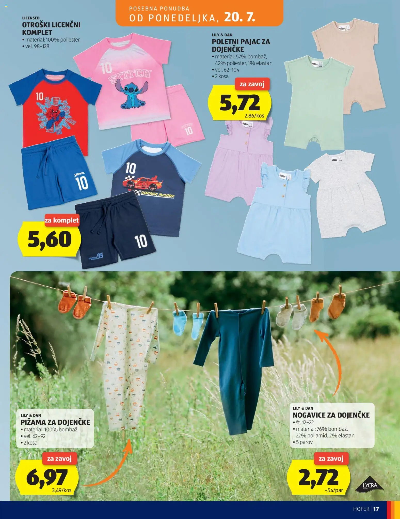 Hofer SI katalog | vrijedi od 15.07.2026 | Stranica: 17 | Proizvodi: Zavoj