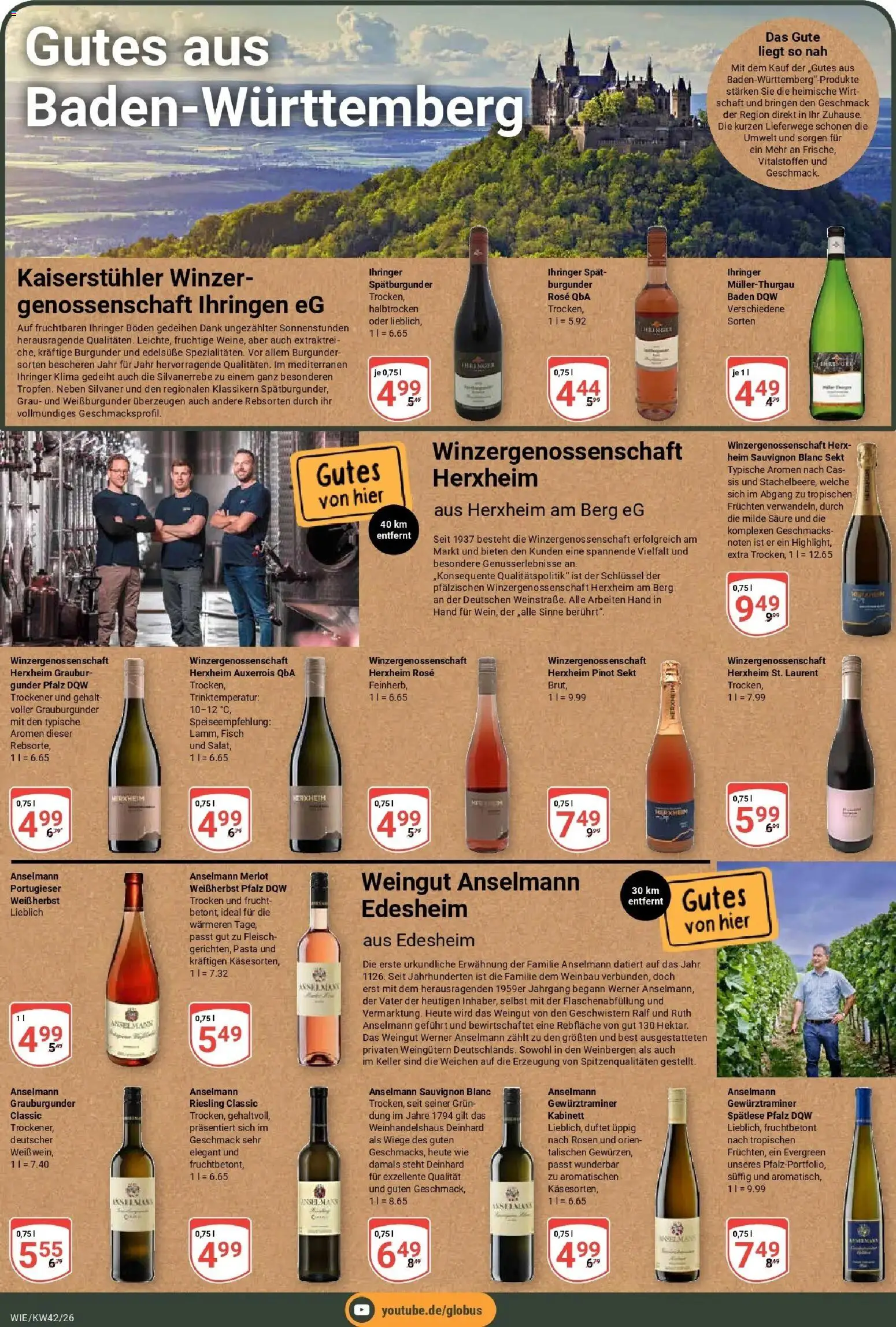 Globus Prospekt Waghäusel (ab 12.10.2026) » Angebote online | Seite: 17 | Produkte: Sekt, Merlot, Fisch, Fleisch