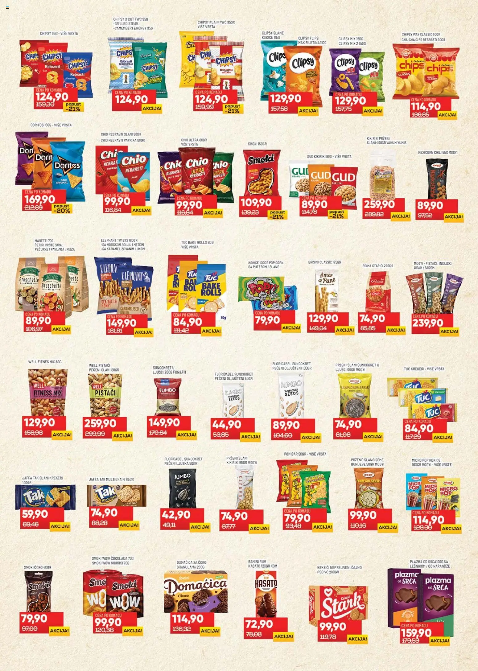 Medius katalog - važi od 19.05.2026 | Strana: 11 | Proizvode: Orah, Kikiriki, Čokolada, Piletina