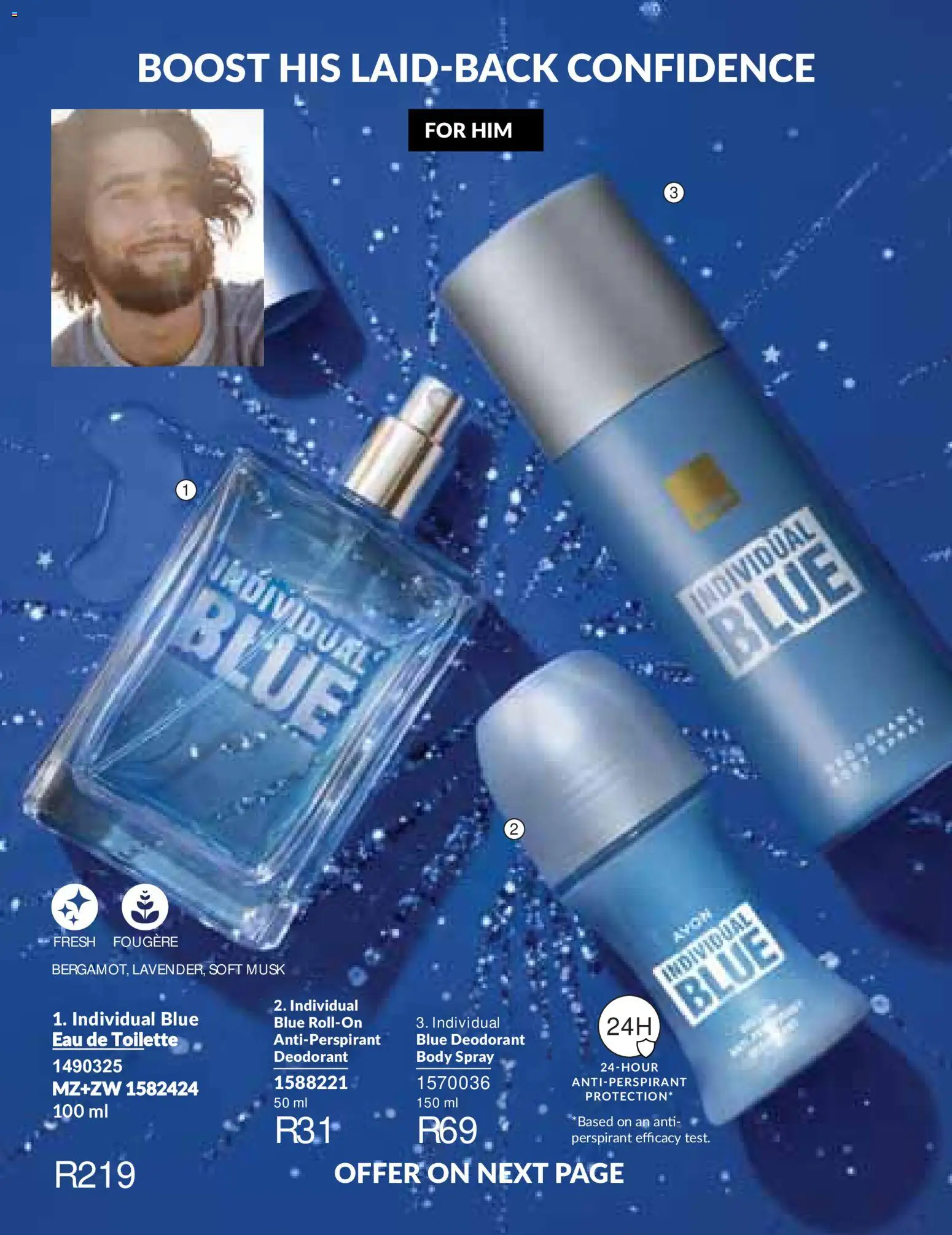 New Avon catalogue – valid from 01/07/2026 | Page: 18 | Products: Body spray, Eau de toilette, Deodorant, Antiperspirant