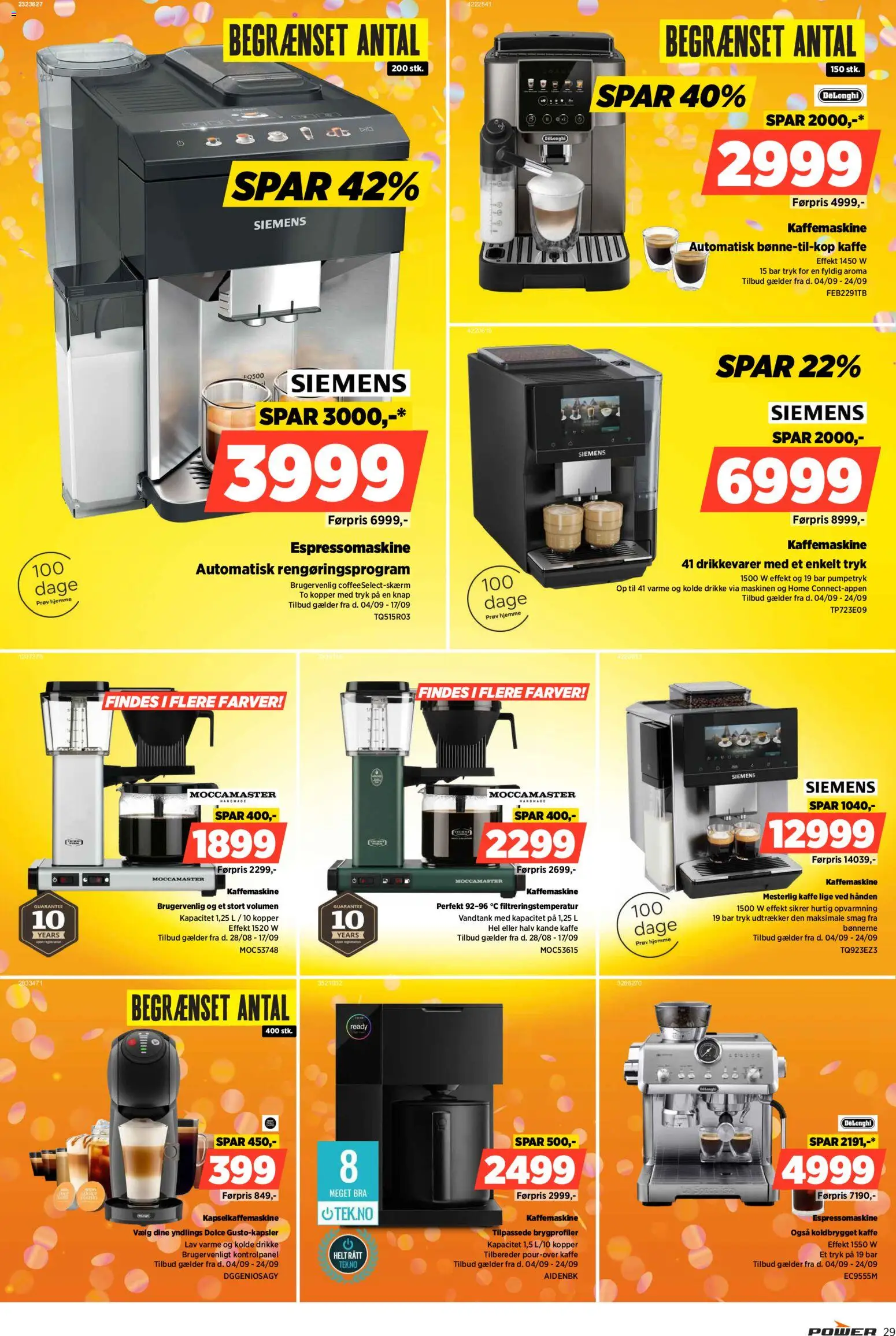 Power tilbudsavis – gyldig fra 04/09/2026 | Side: 29 | Produkter: Kaffe, Kaffemaskine