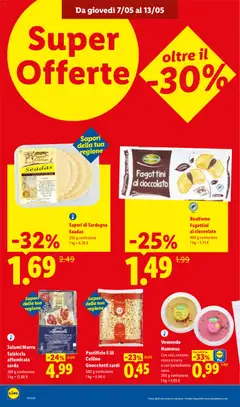 Anteprima del volantino Pastificio F.lli Cellino Gnocchetti sardi, 500 g confezione valido a partire dal 07.05.2026 | Pagina: 12