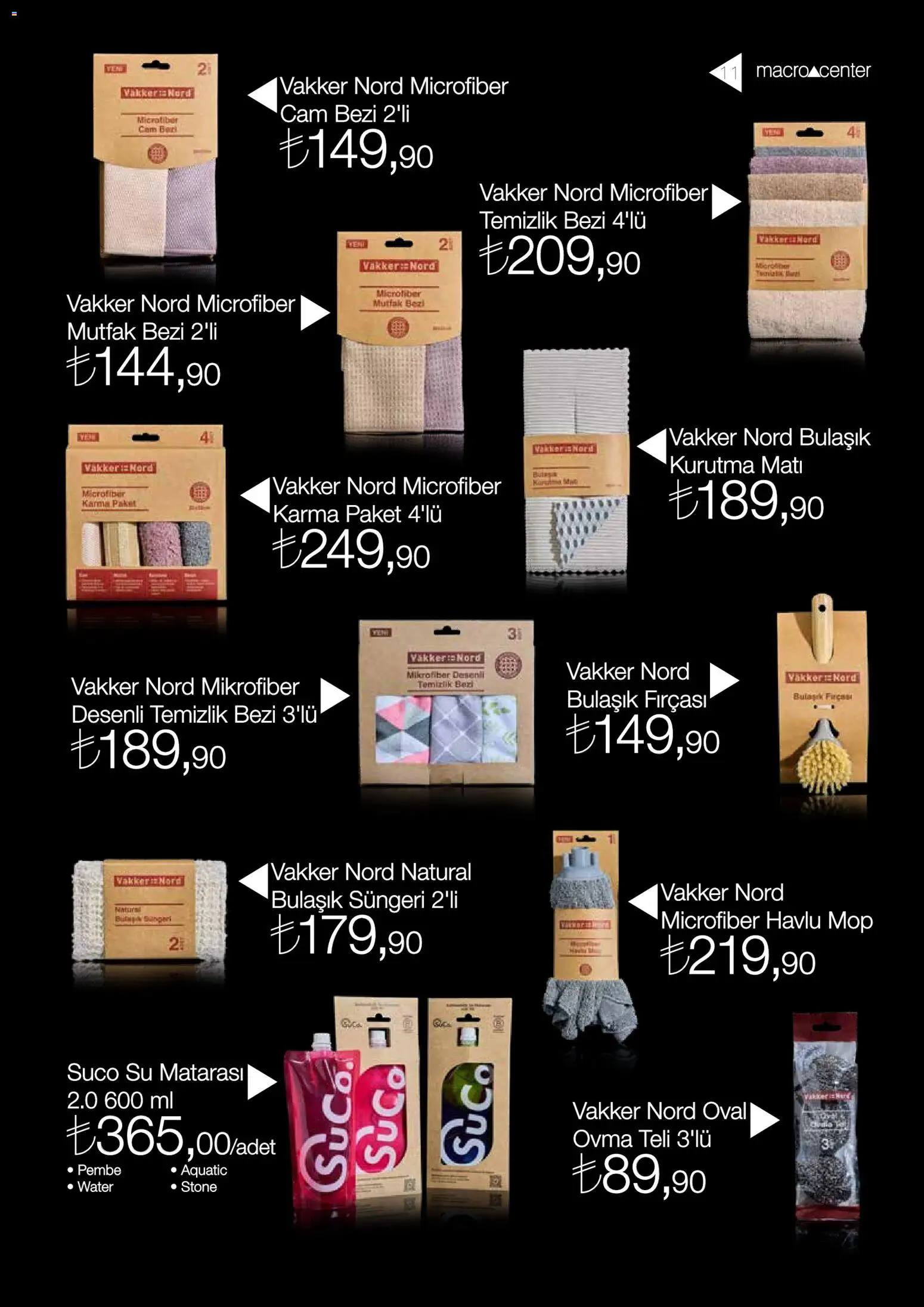 Migros Katalog - MacroStyle - 01 Temmuz 2026 tarihinden itibaren geçerlidir | Sayfa: 11 | Ürünler: Su