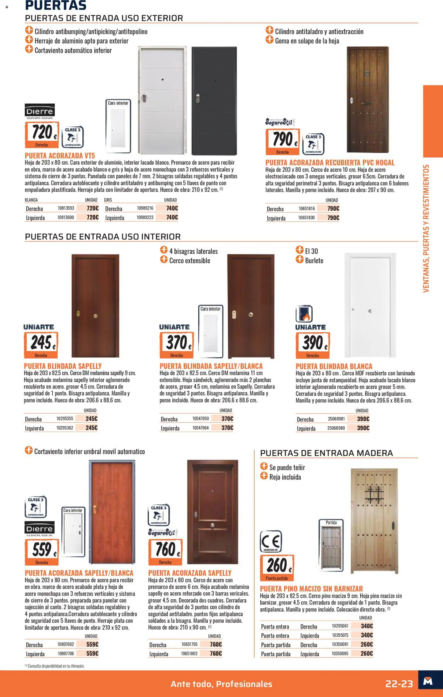Obramat - Reformas Otono Imprenta Almacenes 21 Burgos 2026 │ válido desde el 09/10/2026 | Página: 23 | Productos: Móvil, Marco, Puertas