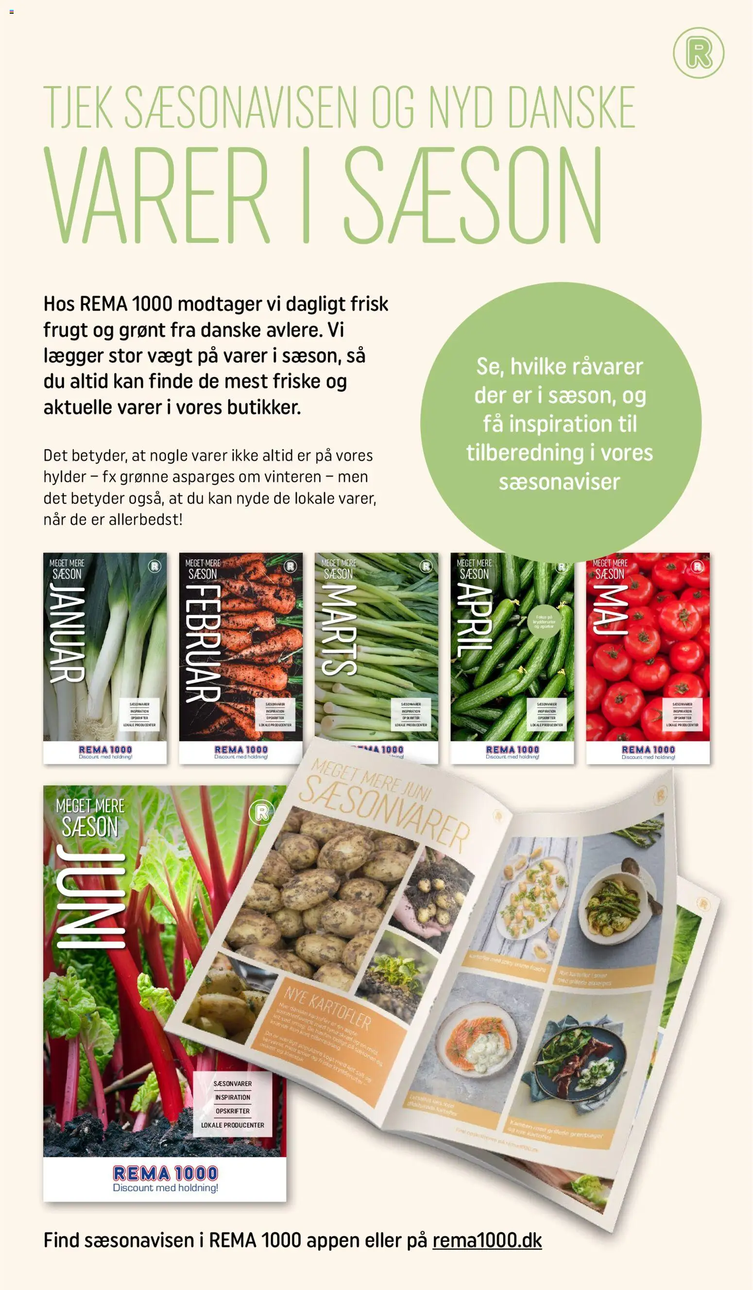 Rema 1000 tilbudsavis – gyldig fra 17.06.2026 | Side: 15 | Produkter: Agurker, Kartofler, Asparges