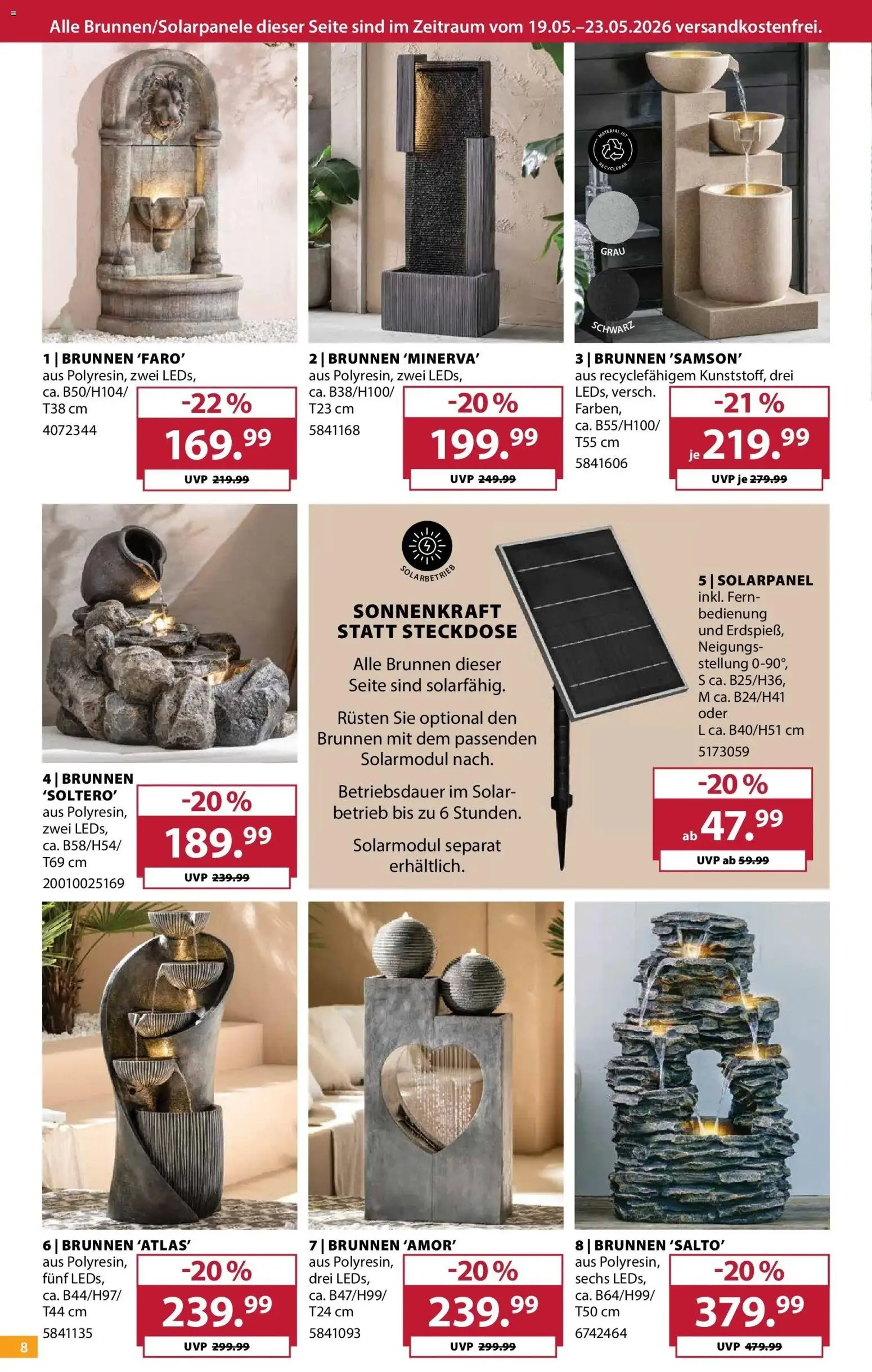 Dehner Garten & Zoo – gültig ab 19.05.2026 | Seite: 8 | Produkte: Steckdose
