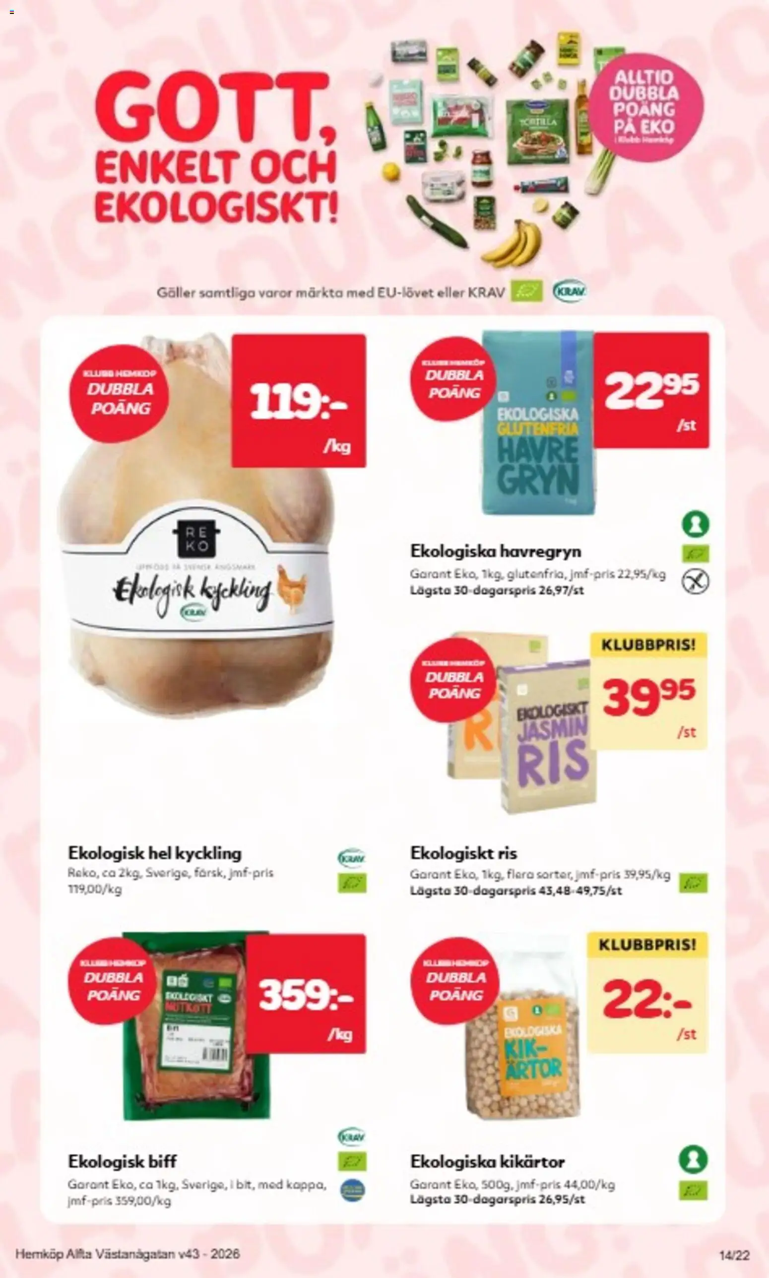 Hemköp reklamblad aktuell från 19/10/2026 | Sida: 14
