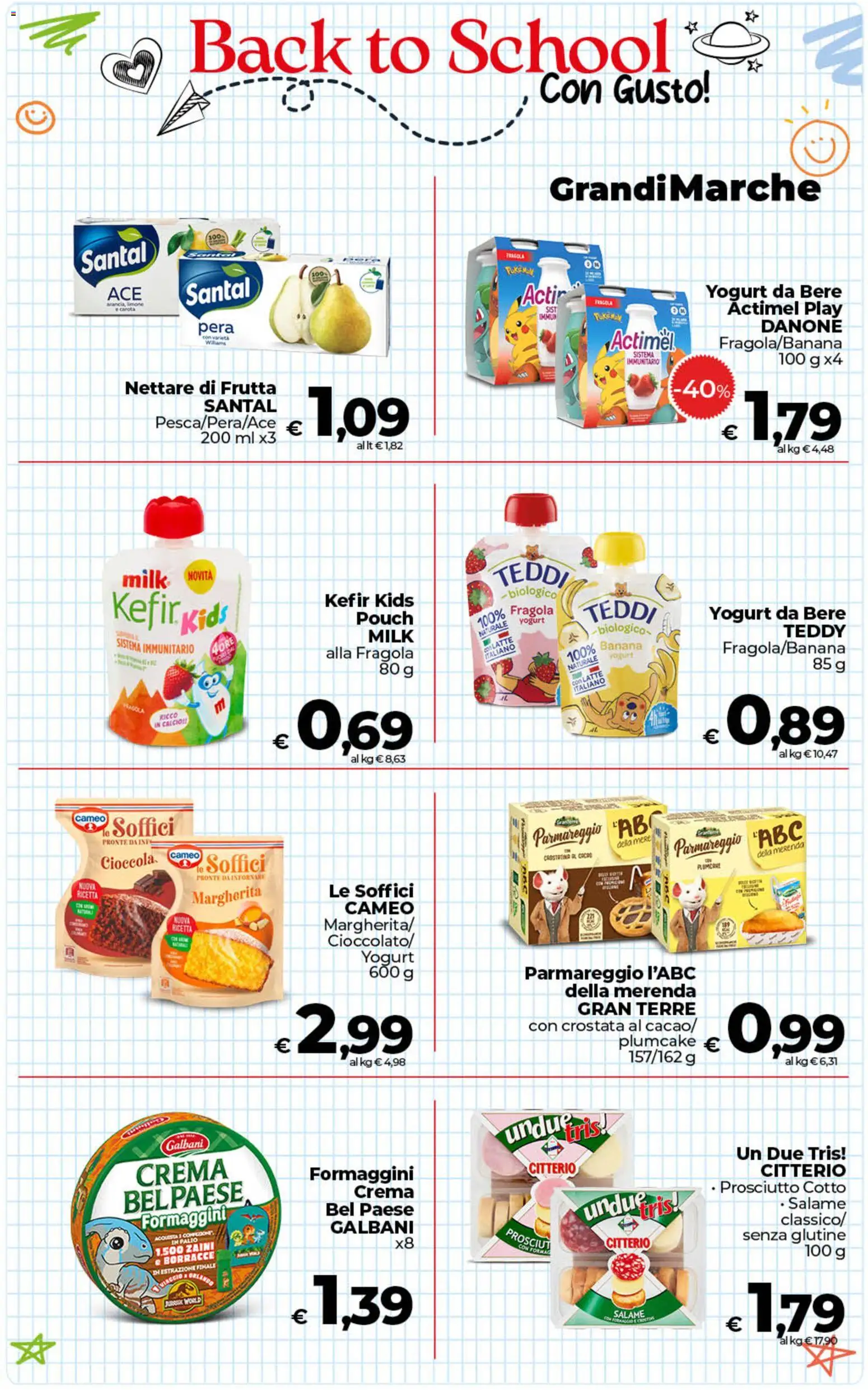 Volantino Ipercoop del 11/09/2026 | Pagina: 22 | Prodotti: Crema, Yogurt, Salame, Latte