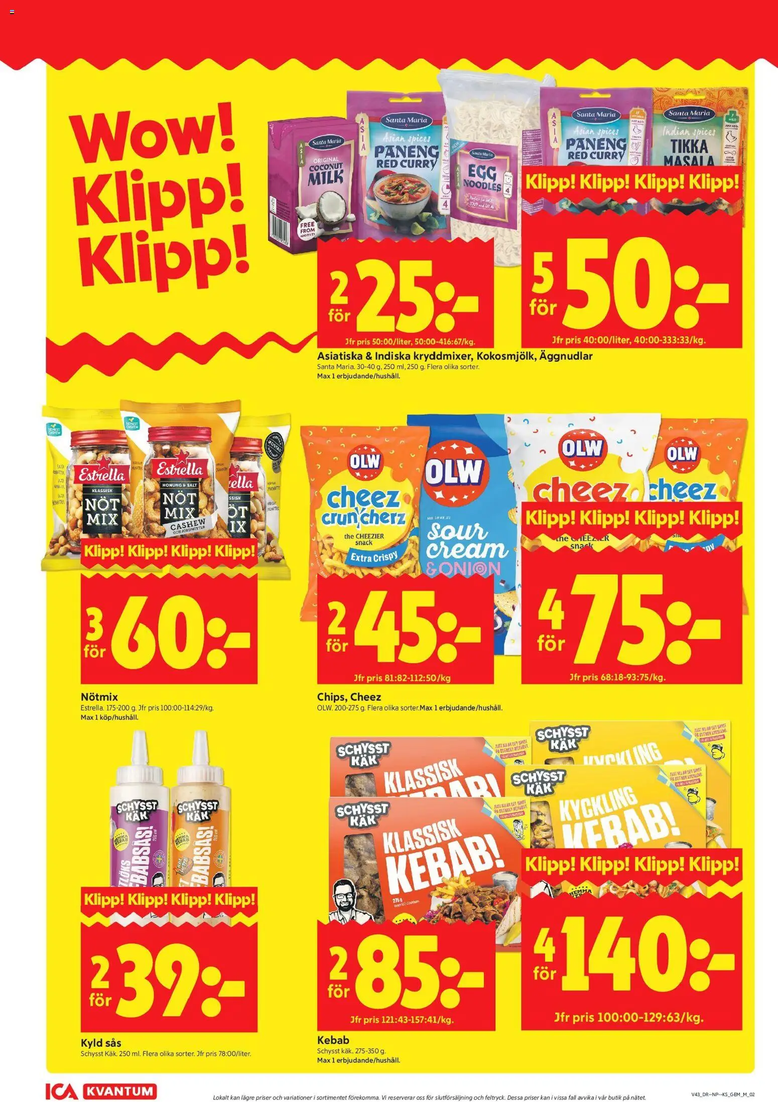 ICA Kvantum reklamblad aktuell från 19/10/2026 | Sida: 2