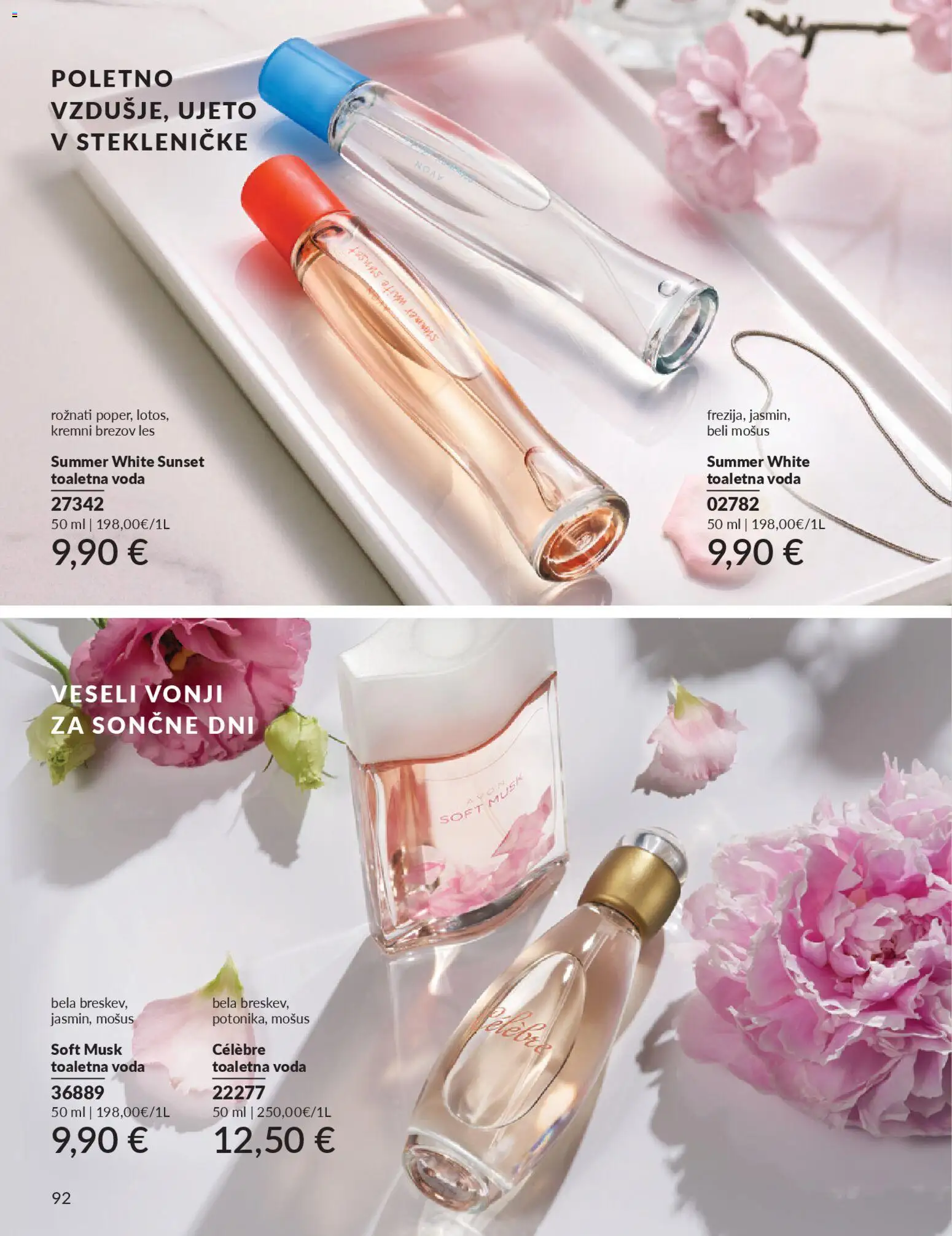 Novi Avon katalog ponudbe – veljaven od 31.03.2026 | Stran: 92 | Izdelki: Voda, Toaletna voda