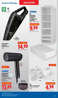 LIDL - Prévisualisation de W5 Boîtes de rangement, Volumes : 2,5 / 5 et 10 L Le set. valide à partir de 27/08/2026 | Page: 37