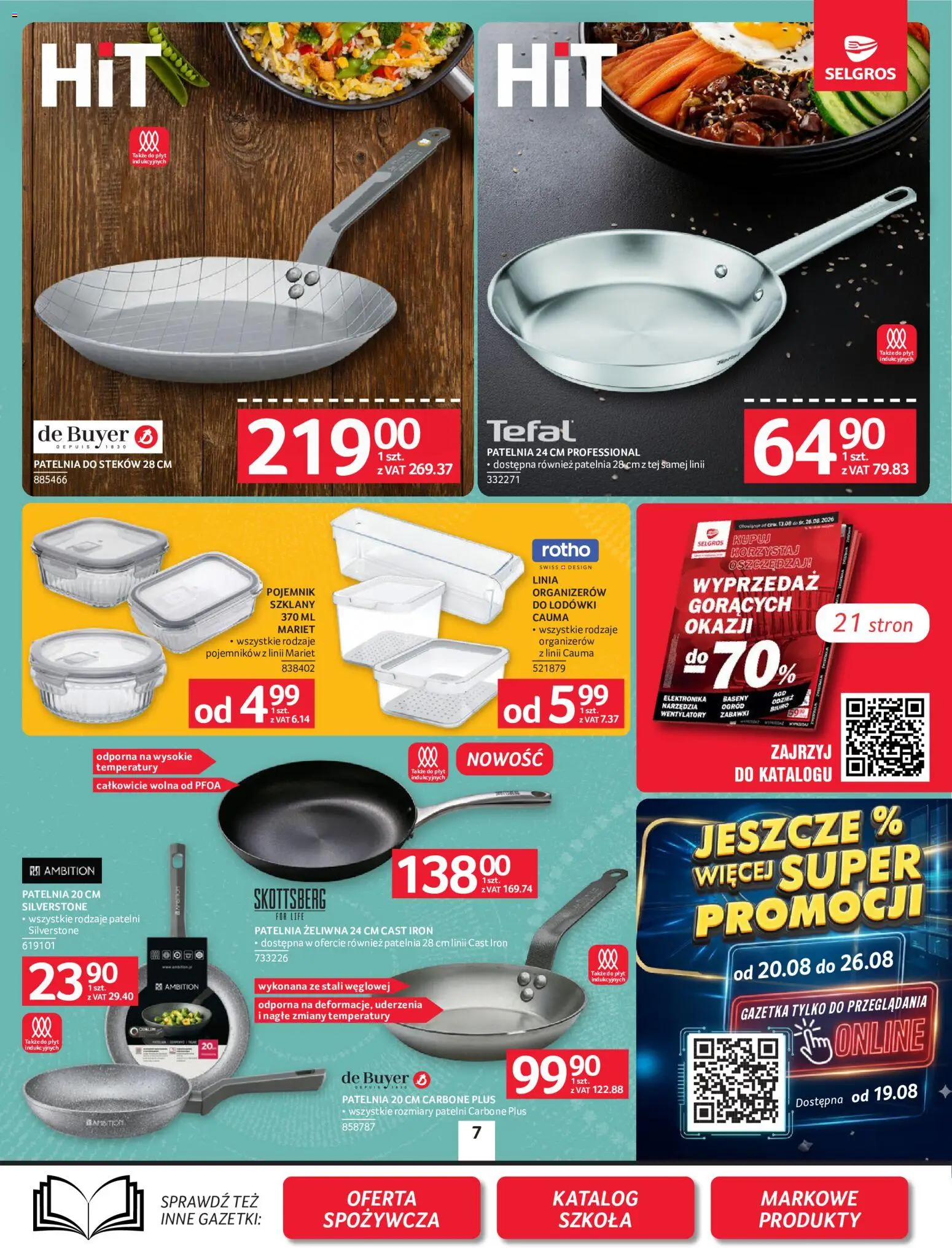 Selgros cash&carry gazetka - Oferta przemysłowa od 13.08.2026 | Strona: 9 | Produkty: Zabawki, Narzędzia, Patelnia, Tefal