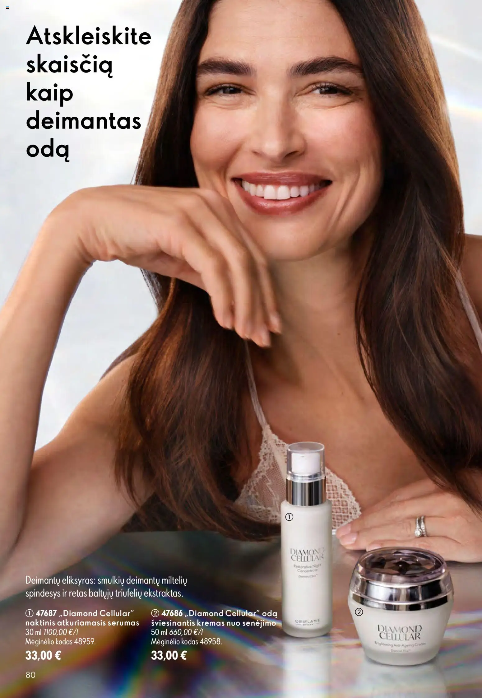 Oriflame akcijos nuo 2026.08.05 | Puslapis: 80 | Prekių: Kremas