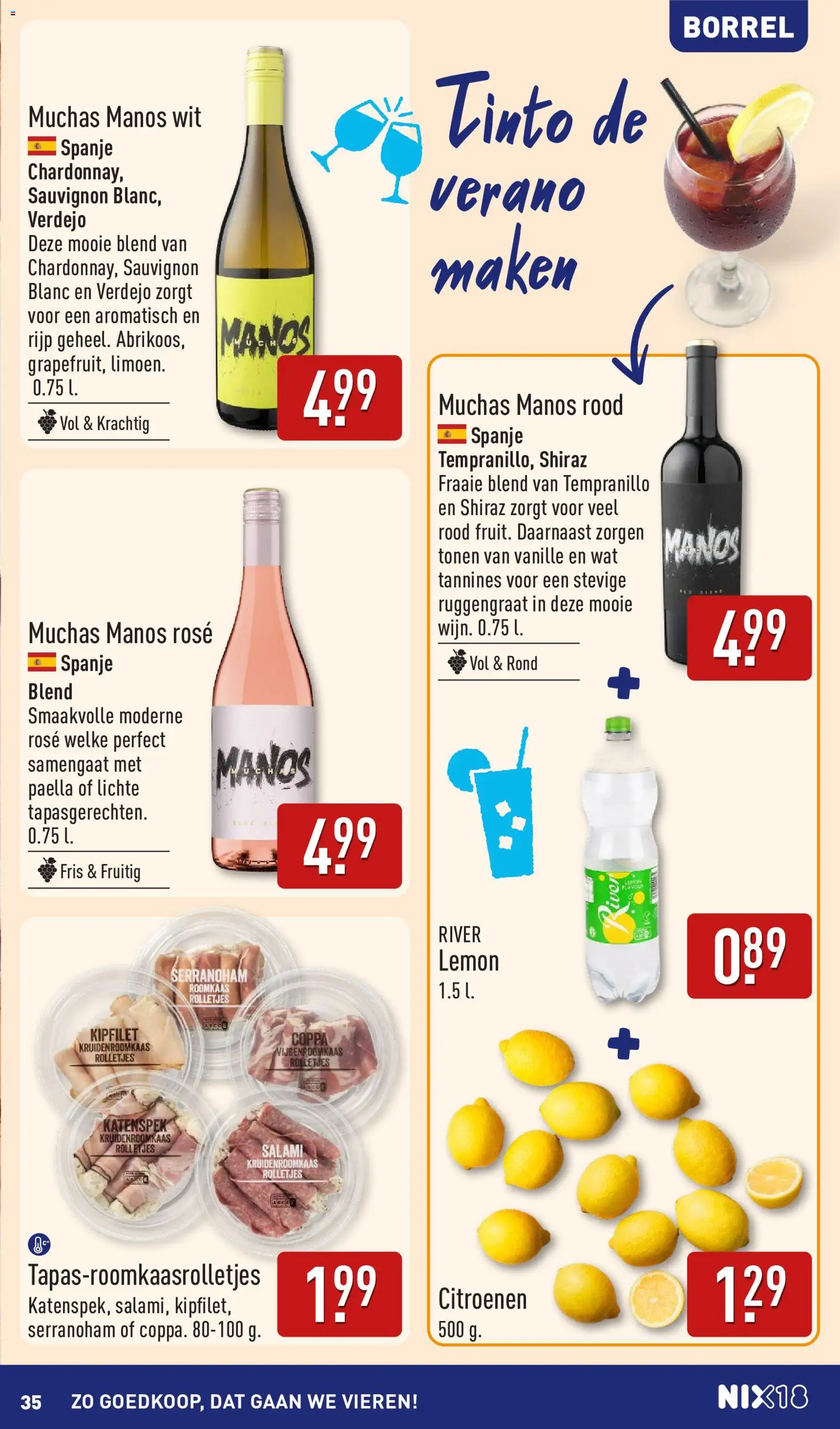 {H1} | Pagina: 35 | Producten: Salami, Roomkaas, Pavilon
