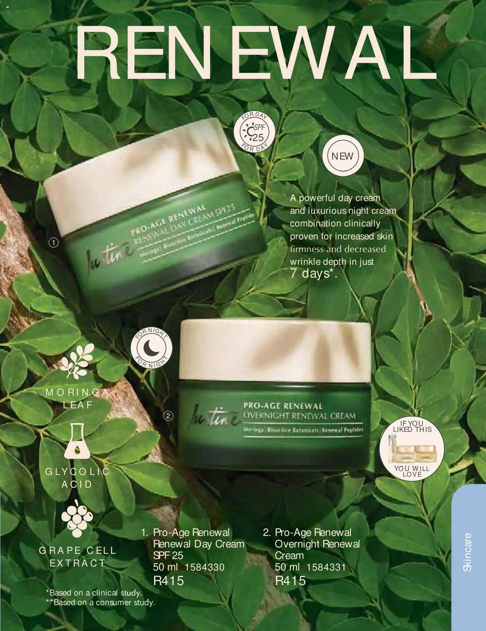 New Justine catalogue – valid from 01/08/2026 | Page: 41 | Products: Cream, Night cream, Day cream