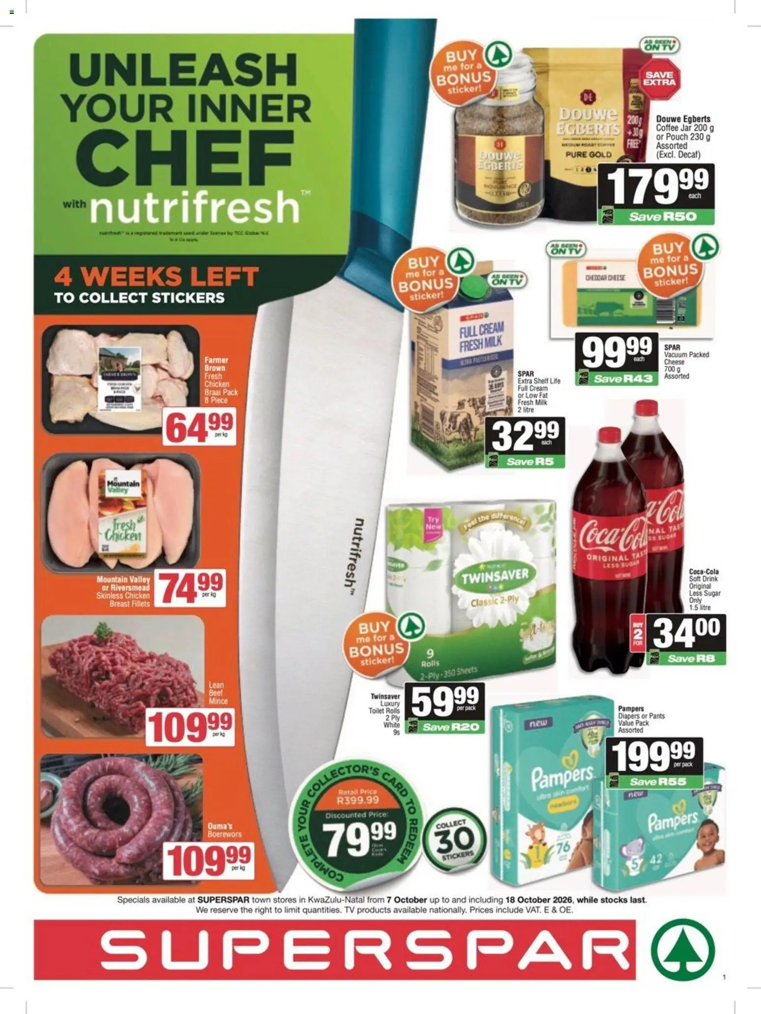 Superspar Online Wednesday, October 7