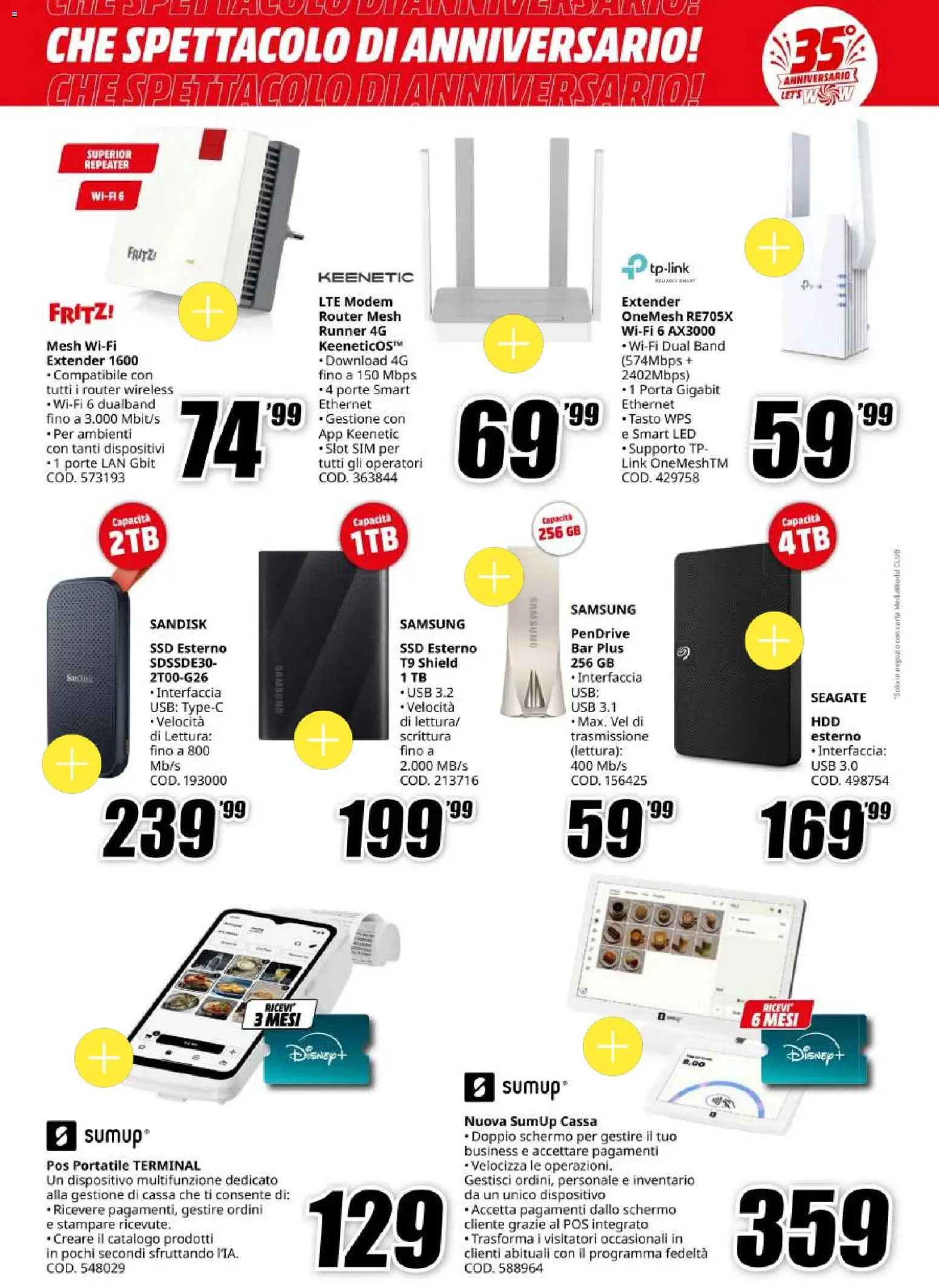 Volantino Media World del 14/09/2026 | Pagina: 16