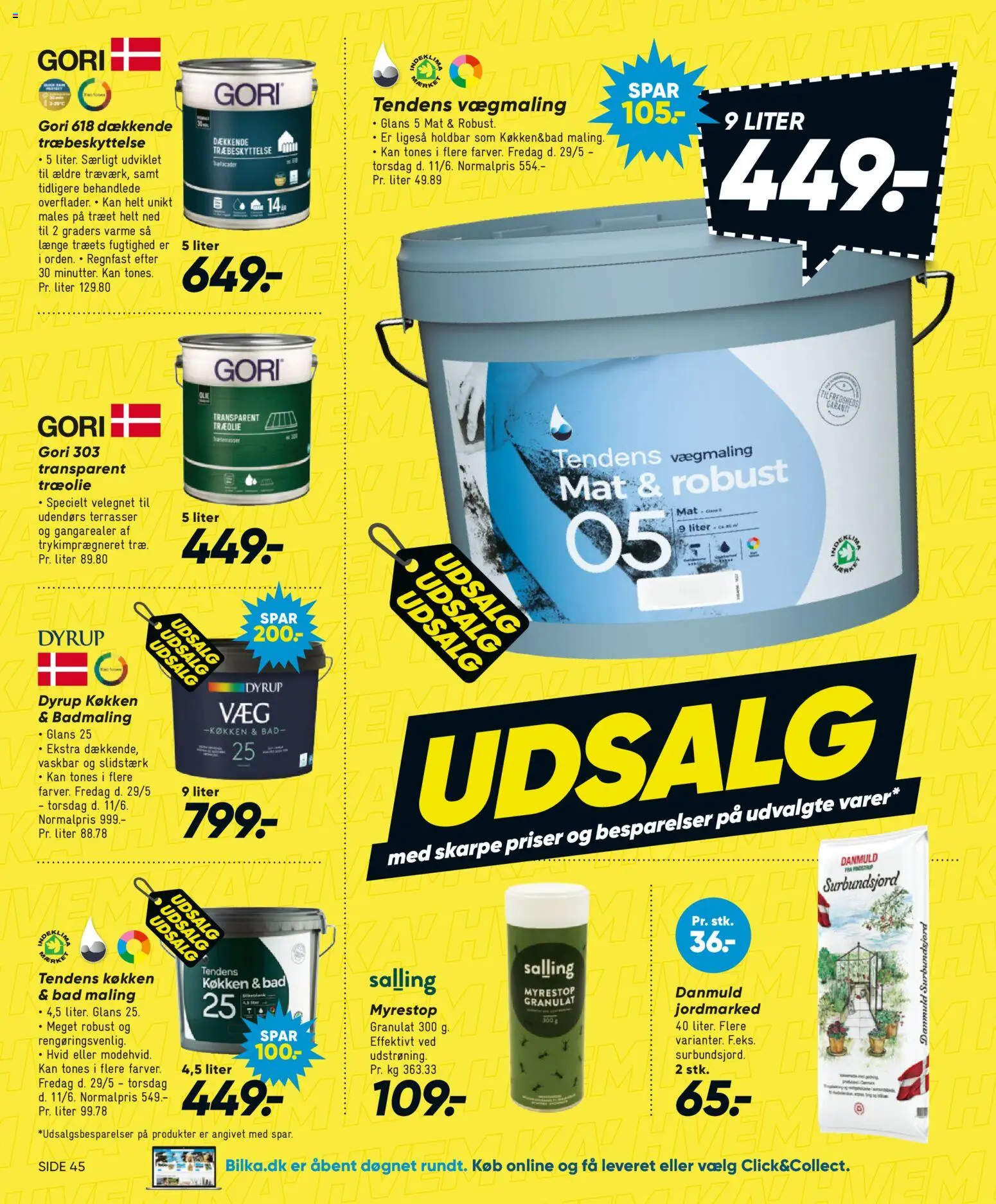 Bilka tilbudsavis – gyldig fra 29.05.2026 | Side: 34 | Produkter: Søm, Maling, Bad