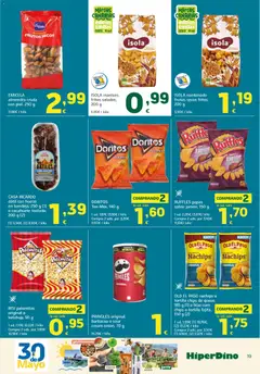 Vista previa HiperDino folleto válido desde el 25.05.2026 | Página: 19 | Productos: Queso, Jamón, Frutos secos, Barbacoa