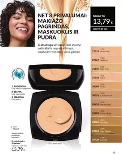 AVON leidinys galioja nuo 2026.07.01 | Puslapis: 59 | Prekių: Makiažo pagrindas, Maskuoklis, Pudra