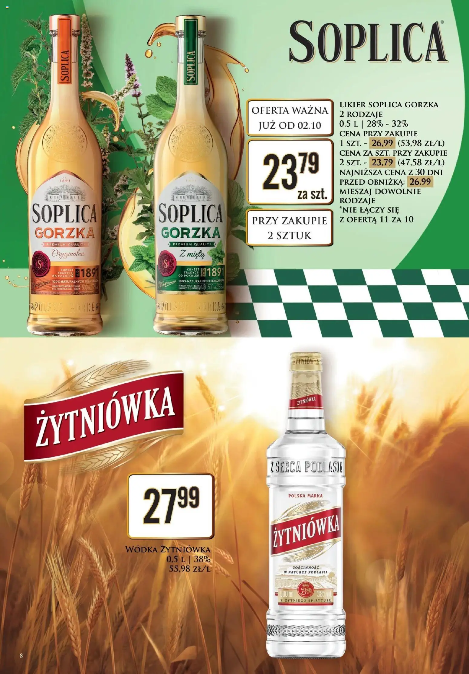 Dino gazetka - Katalog alkoholowy od 05.10.2026 | Strona: 8 | Produkty: Soplica, Wódka