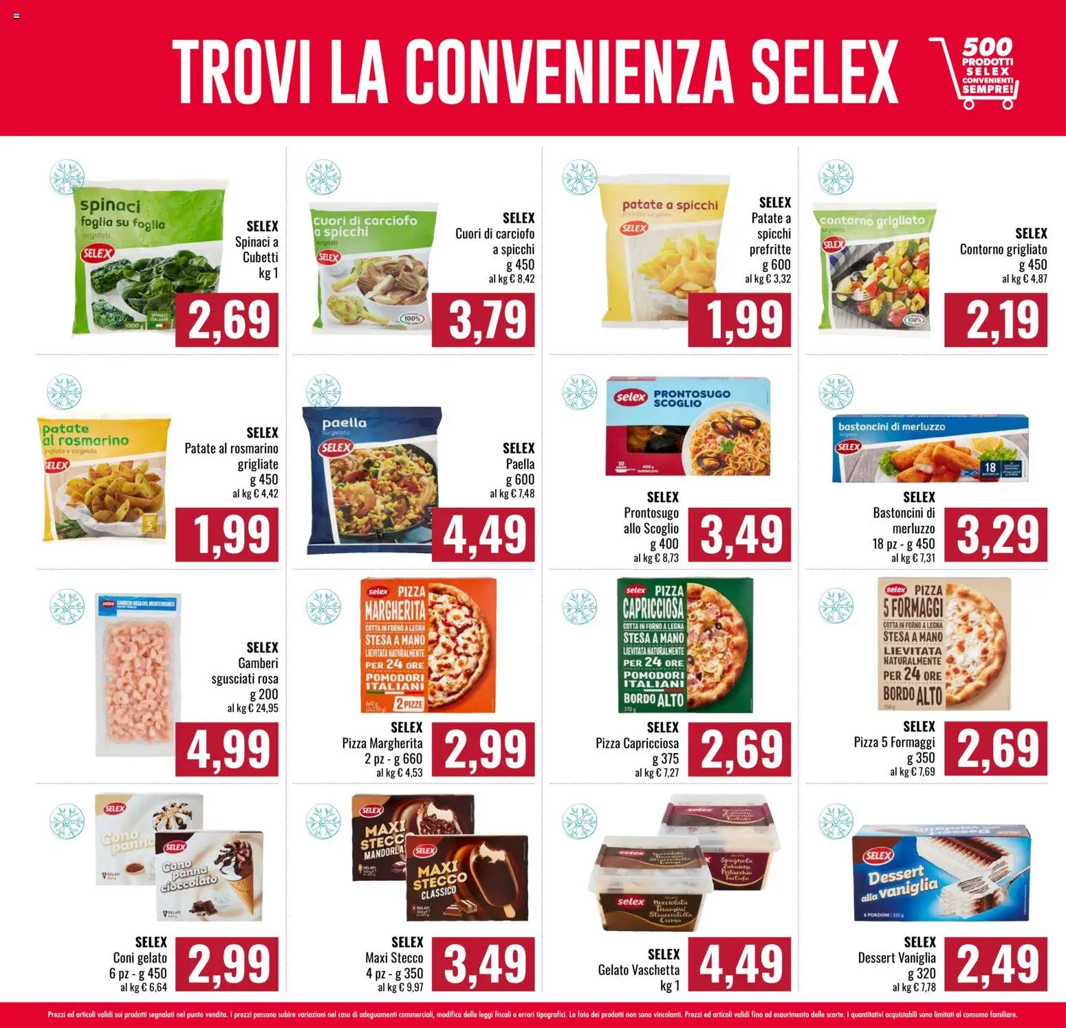 Volantino Famila del 26.02.2026 | Pagina: 7 | Prodotti: Panna, Gelato, Pomodori, Spinaci