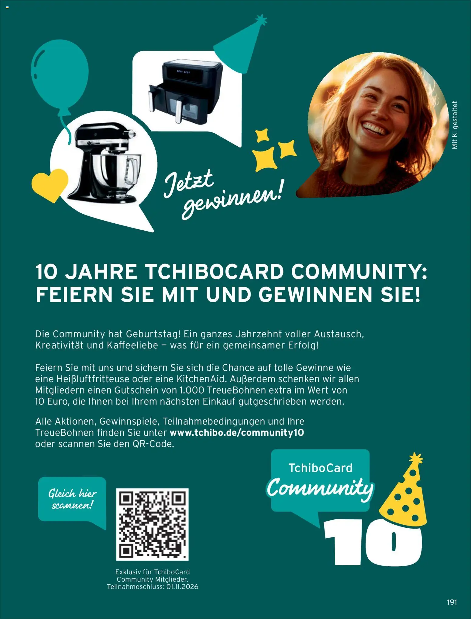 Angebote Tchibo – gültig ab 01.11.2026 | Seite: 191 | Produkte: Heißluftfritteuse