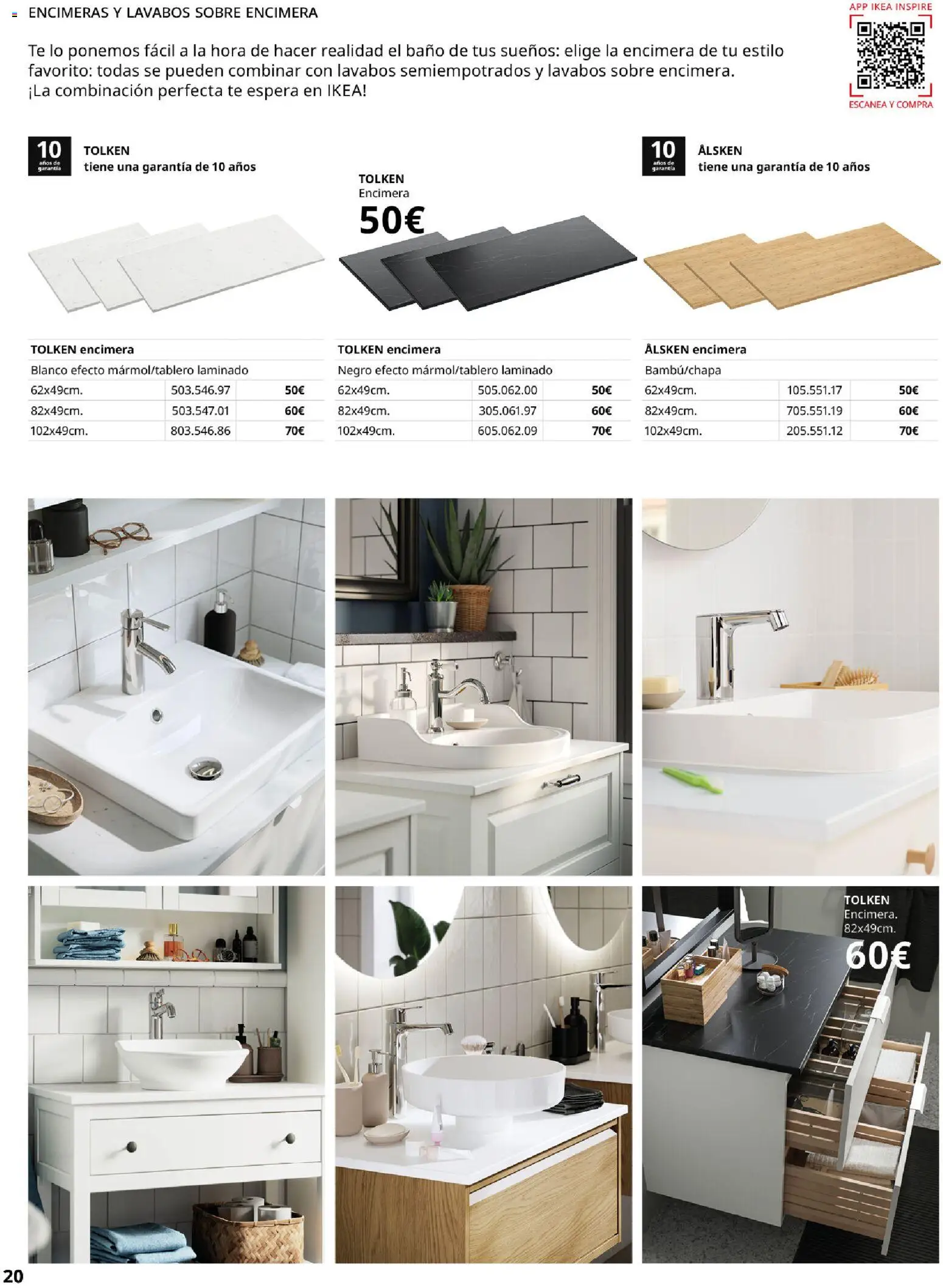 Catálogo IKEA Baños │ válido desde el 01/02/2026 | Página: 20 | Productos: Té, Baño