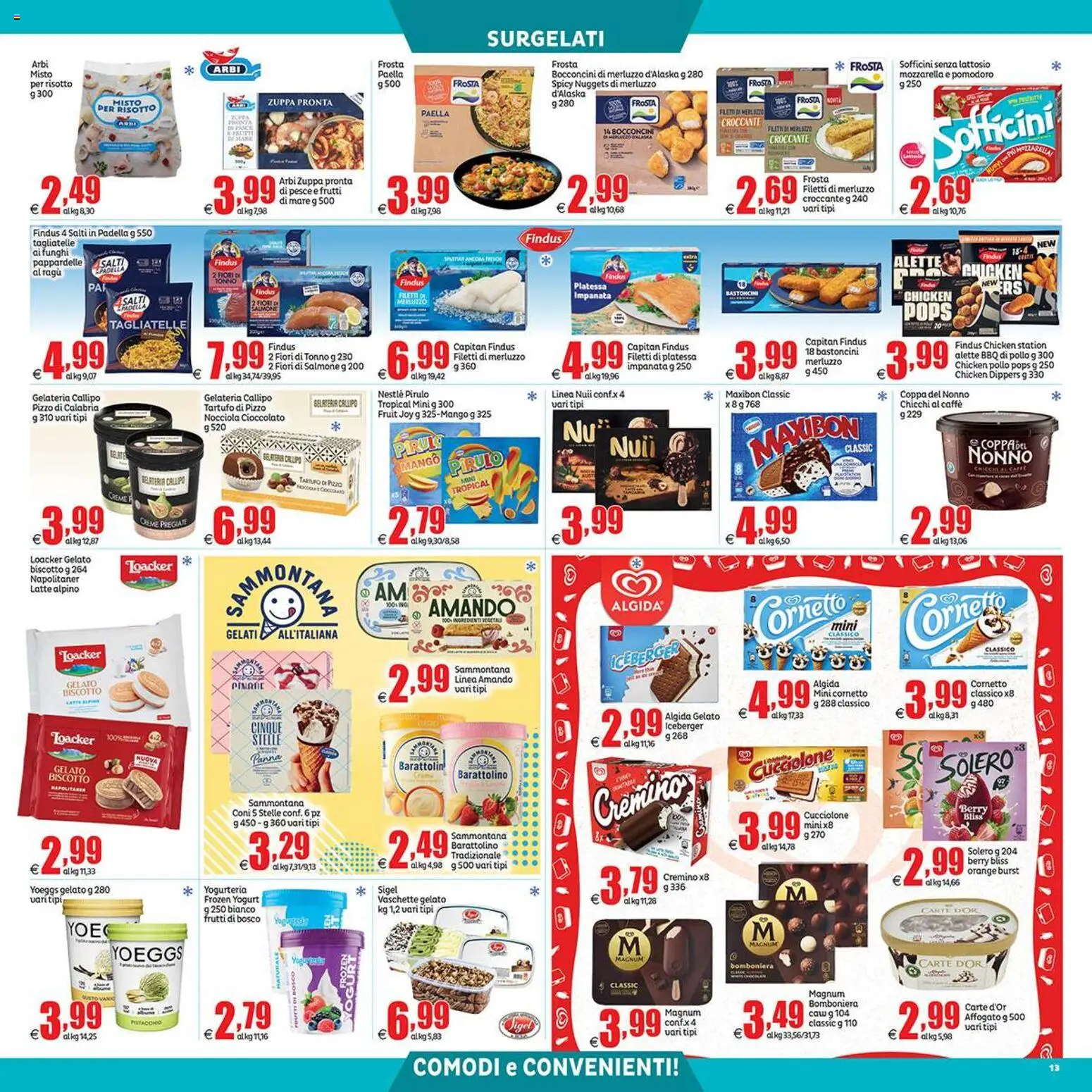 Volantino Elite Supermercati del 31/07/2026 | Pagina: 13 | Prodotti: Yogurt, Cioccolato, Pollo, Paella