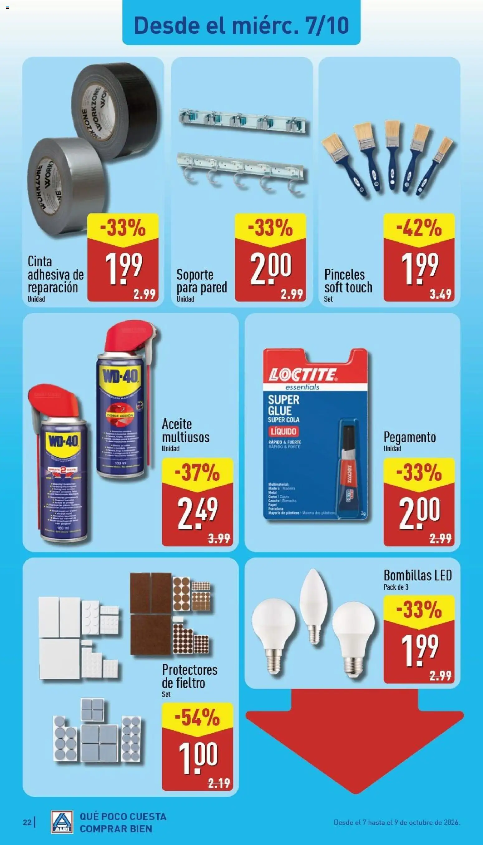Aldi folleto Canarias │ válido desde el 05/10/2026 | Página: 22 | Productos: Aceite