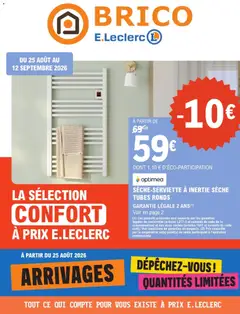 Brico E.Leclerc - Prévisualisation de Brico E.Leclerc Arrivages bricolage valide à partir de 25/08/2026