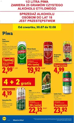 Pogląd oferty "Warka Classic, Ośmiosztuk, 8 x 500 ml." - ważna od 30.07.2026 | Strona: 78
