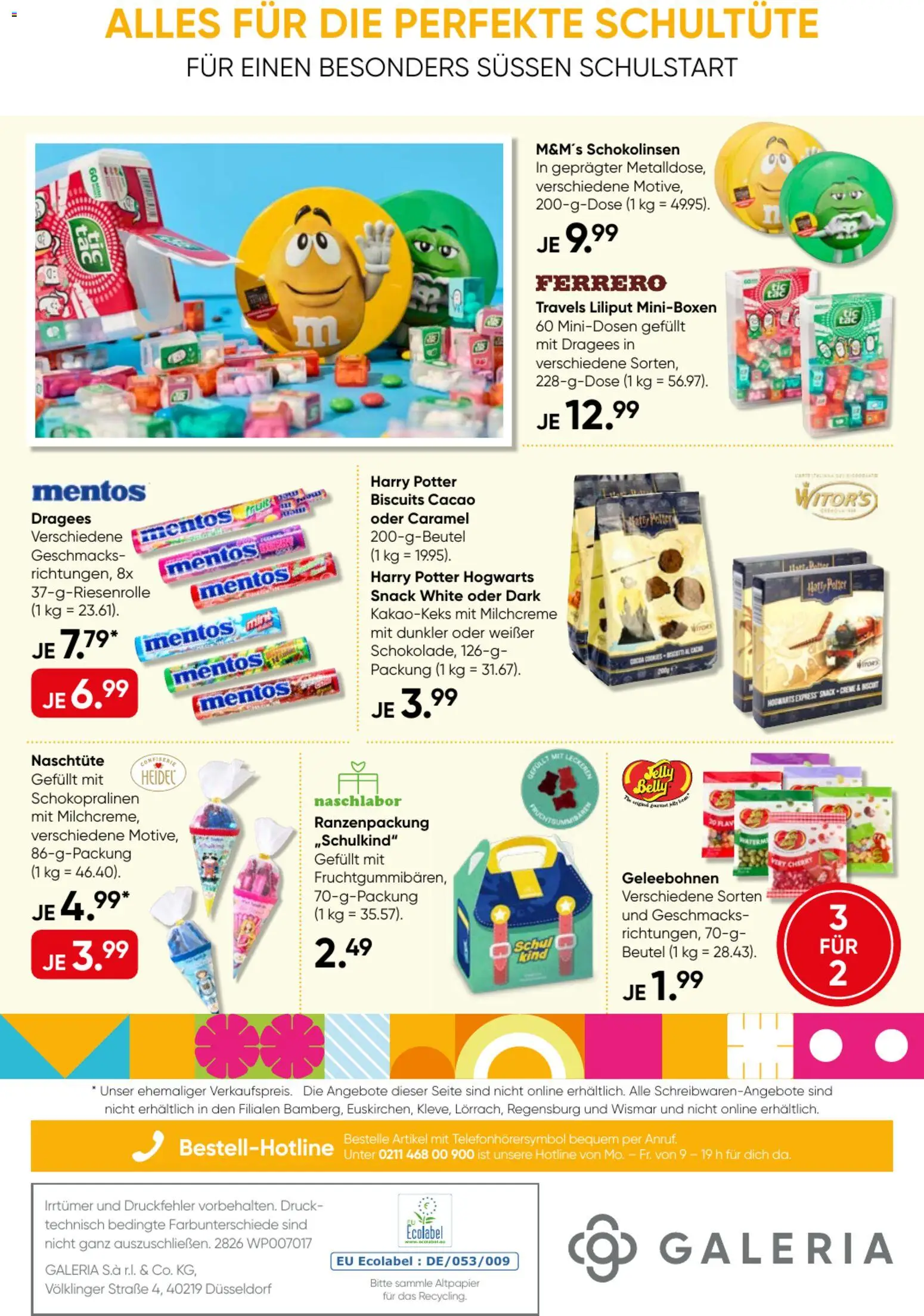 Galeria Karstadt Kaufhof Back to school – gültig ab 06.07.2026 | Seite: 12 | Produkte: M&M's, Creme