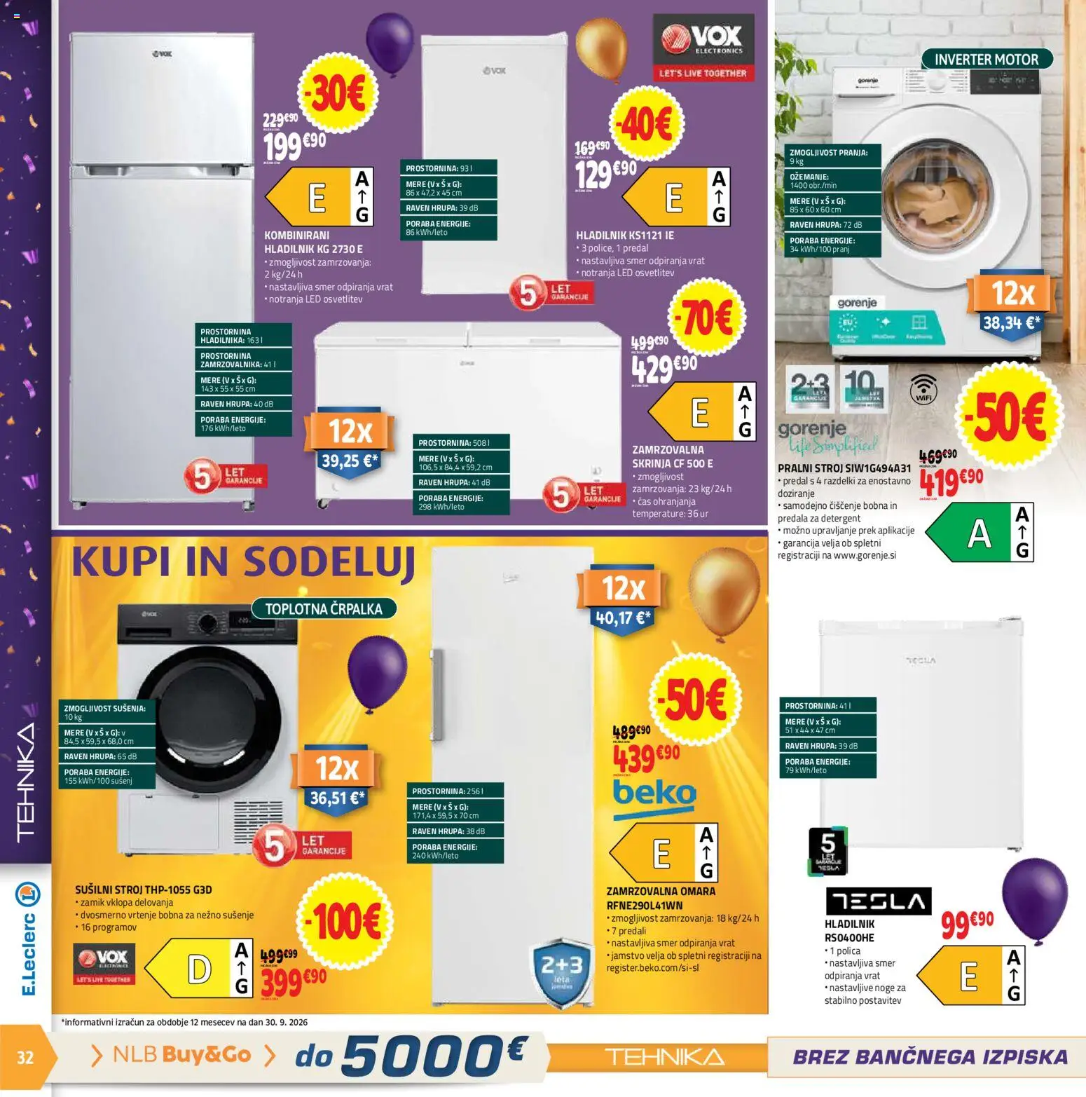 Novi E.leclerc katalog ponudbe – veljaven od 14.10.2026 | Stran: 32