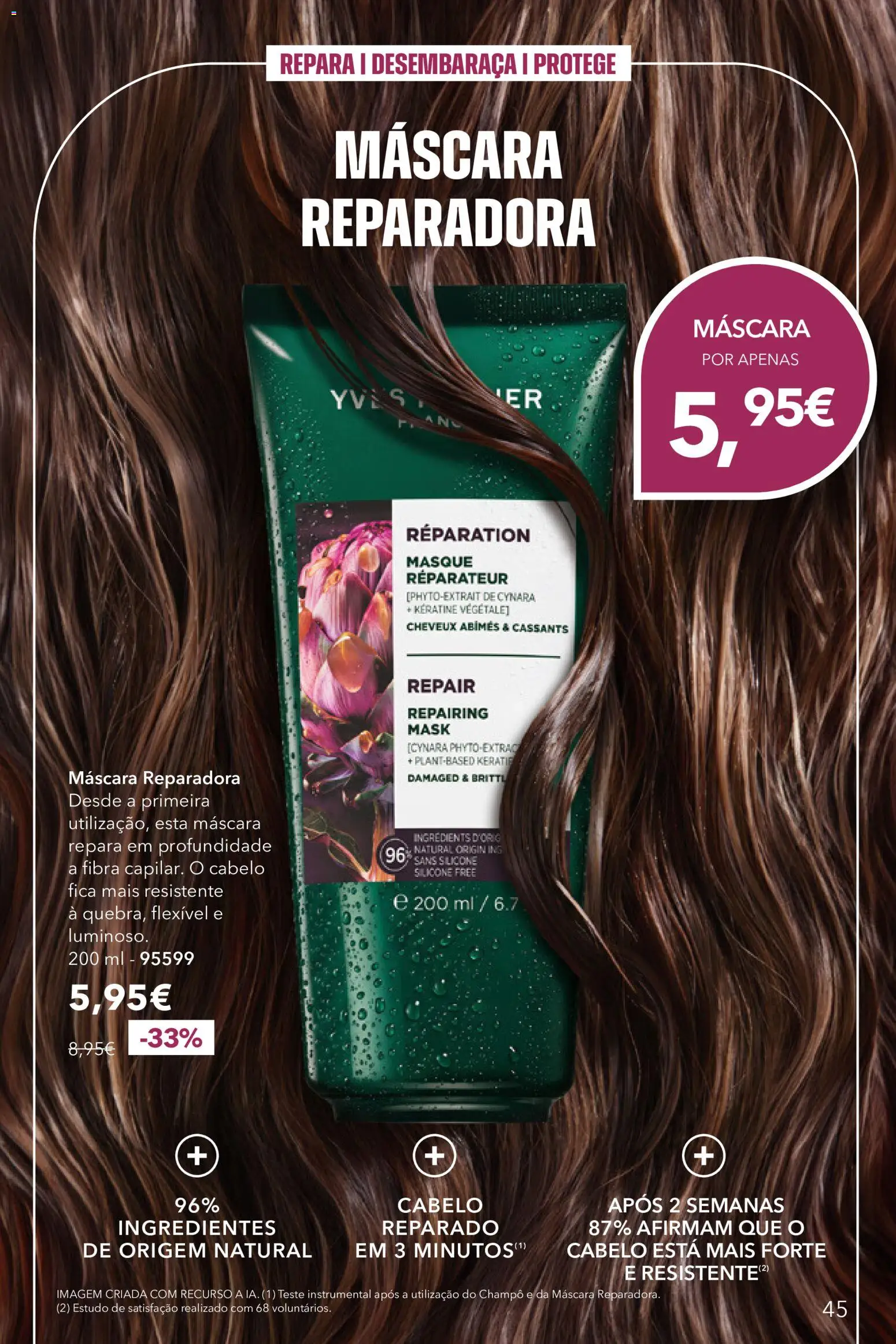 Yves Rocher Catalogo 13 │ válido de 21/10/2026 | Página: 45 | Produtos: Champô, Ingredientes