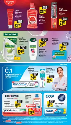 Náhled letáku Parodontax, Zubní pasta, 75 ml, 100 ml = 113,20 Kč, vybrané druhy od 07.10.2026 | Strana: 38