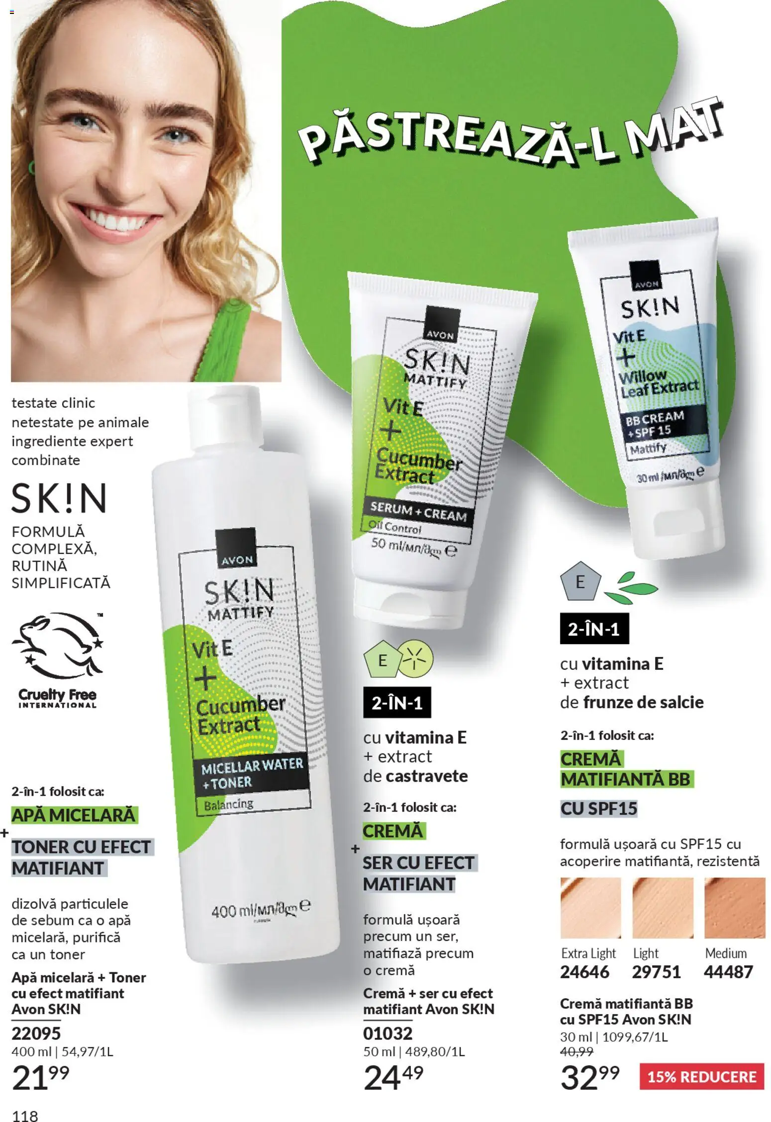 Noul catalog Avon – valabil de la 01.04.2026 | Pagină: 120 | Produse: Serum, Bb cream, Apă micelară, Apă