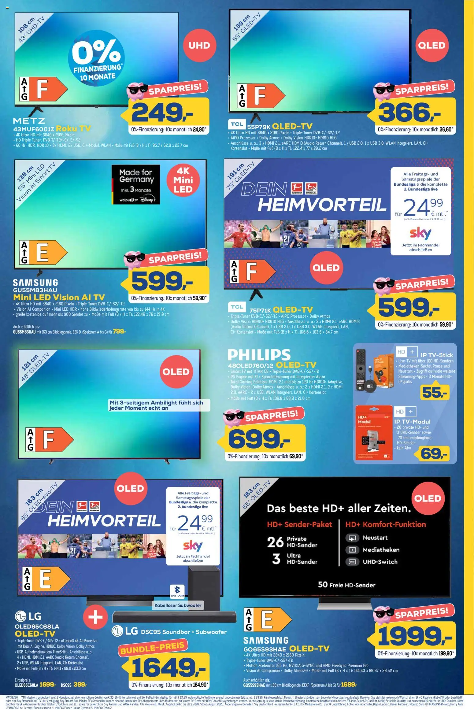 Euronics Prospekt – gültig ab 16.09.2026 | Seite: 7 | Produkte: USB, Fernsehen, Samsung, Audio