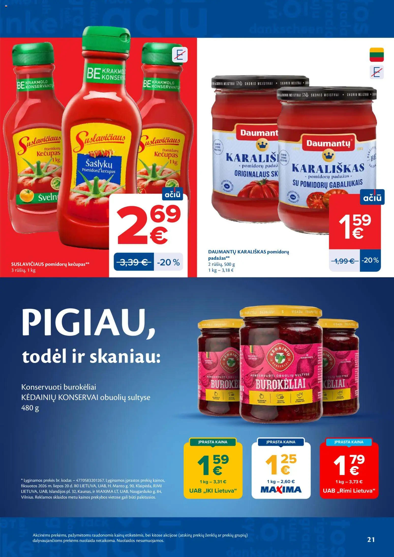 MAXIMA akcijos nuo 2026.07.28 | Puslapis: 21